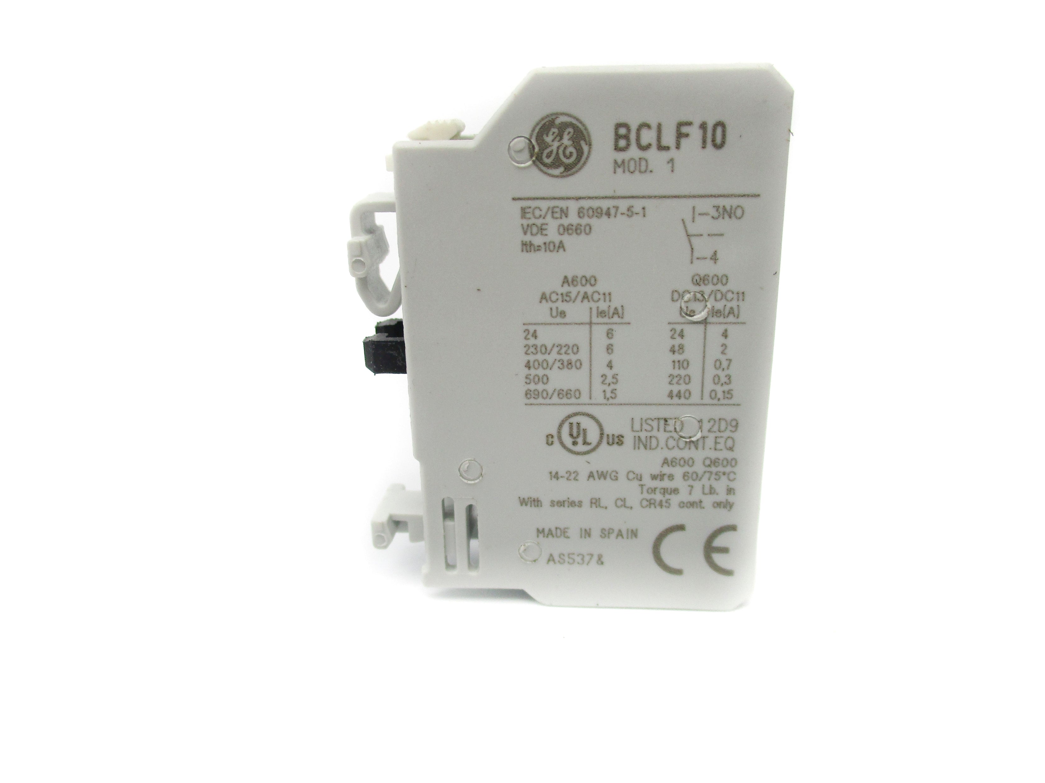 GENERAL ELECTRIC BCLF10 690V 1.5A NSNP