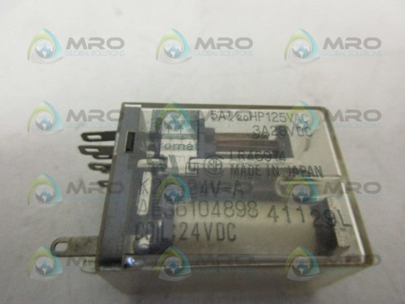 AROMAT K2F-24V-A 24VDC 125VAC RELAY NSNP