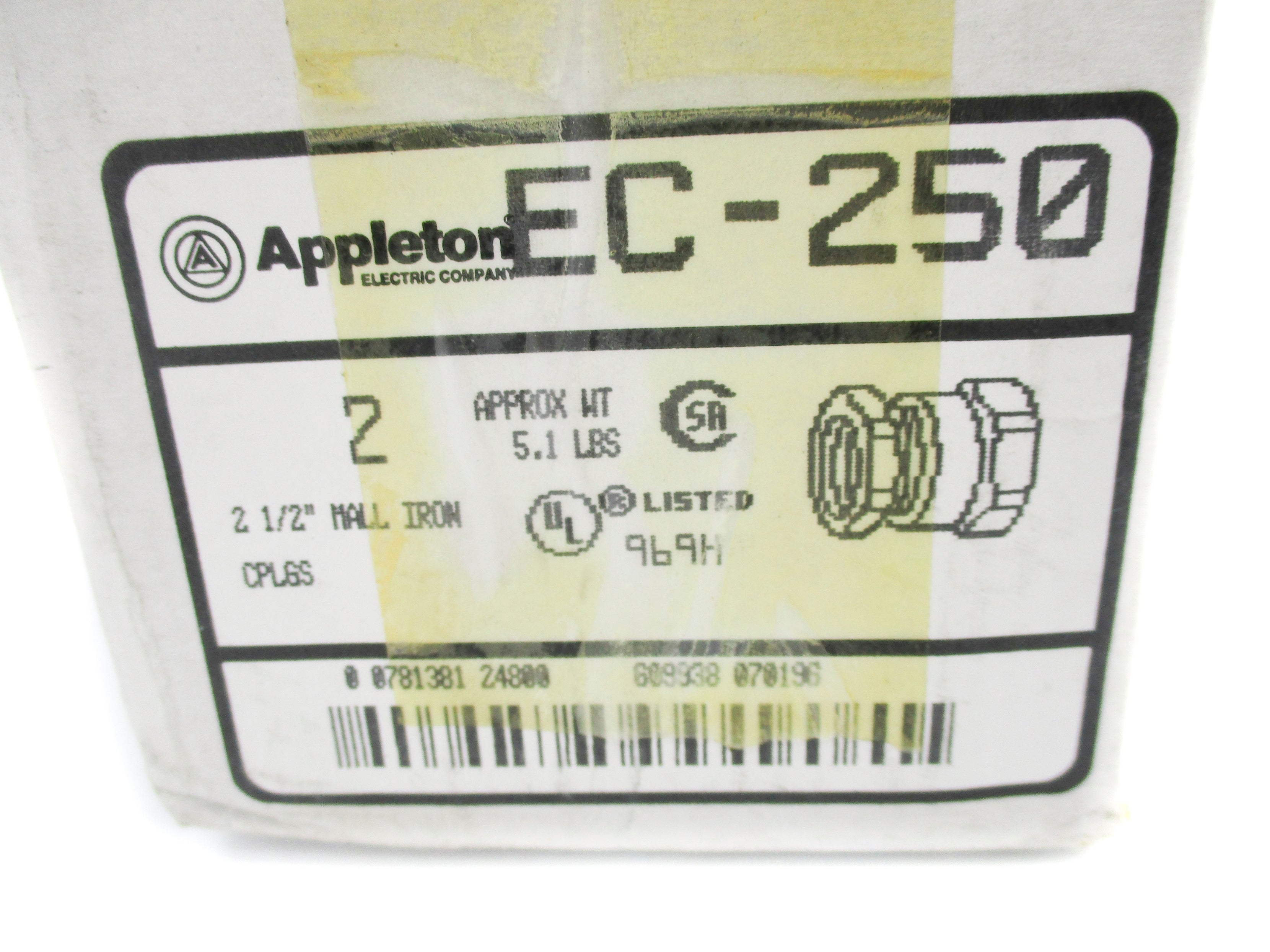APPLETON EC-250 (PKG OF 2) NSMP