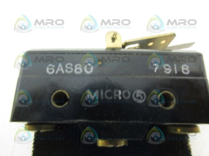 MICRO SWITCH 6AS80 LIMIT SWITCH UNMP