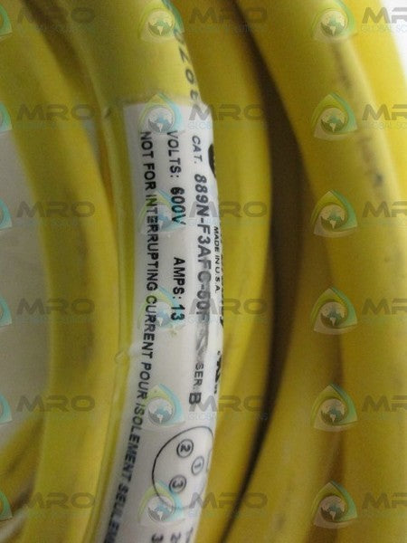 INDUSTRIAL SPARE PART 889N-F3AFC-50F SER. B MINI STRAIGHT CABLE UNMP