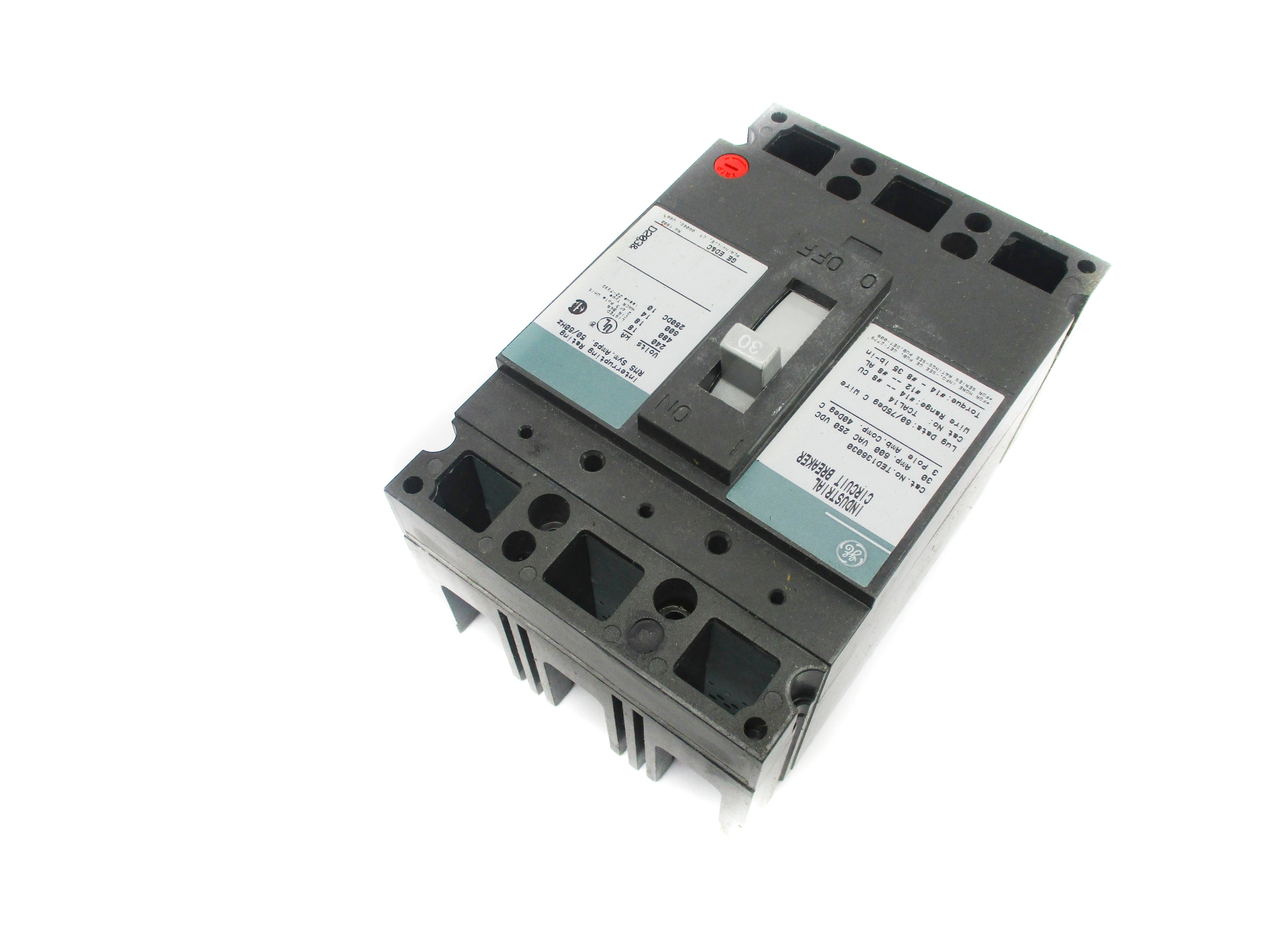 GENERAL ELECTRIC TED136030 600VAC 30A (GREEN) NSMP