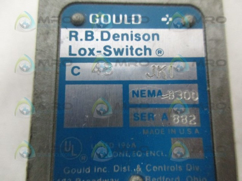 GOULD C4BJK1 LOX-SWITCH NSNP