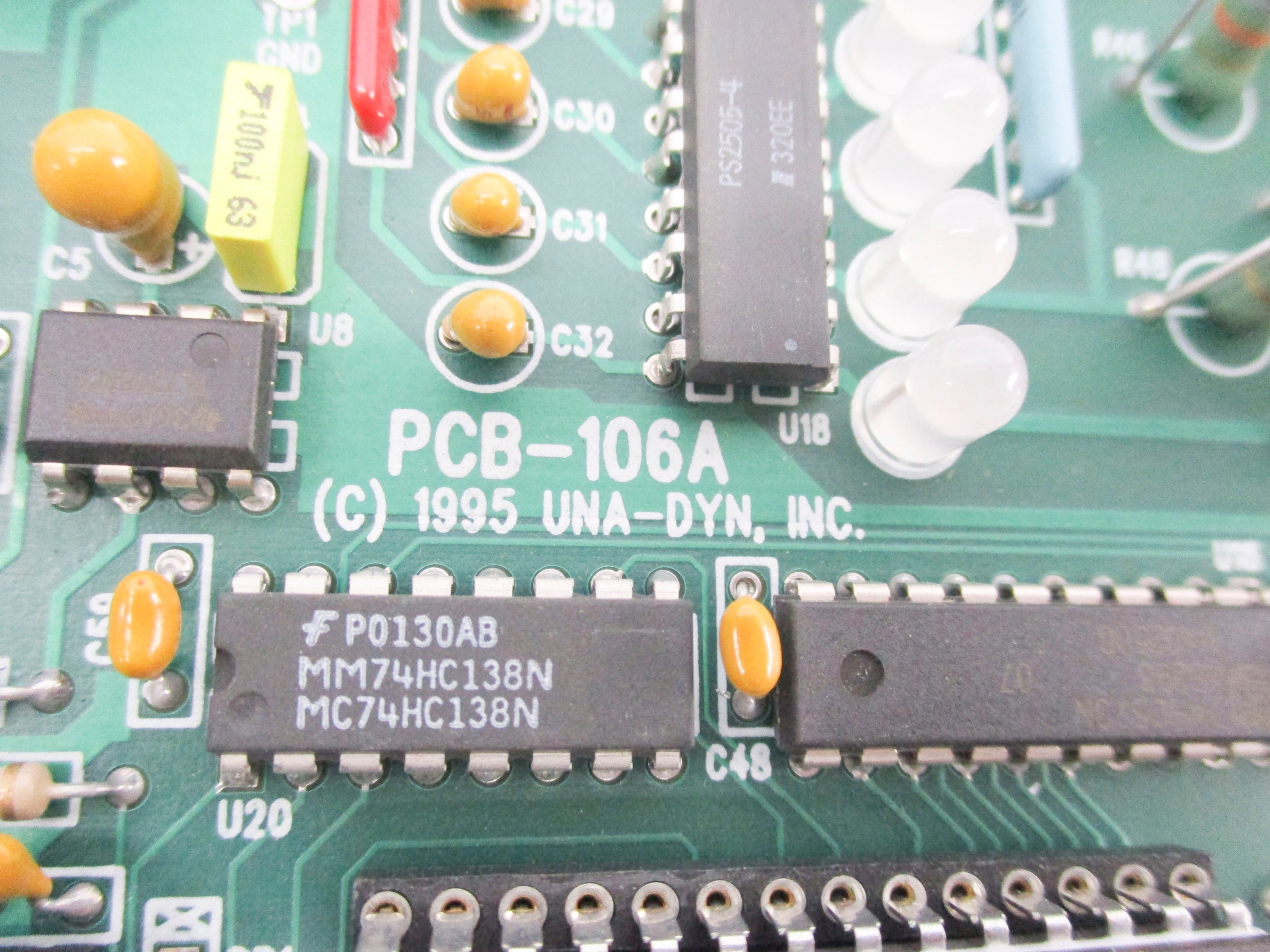 UNIVERSAL DYNAMICS PCB-106A UNMP