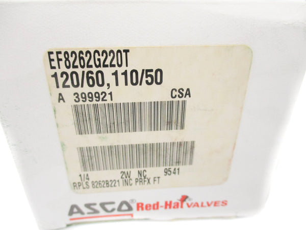 ASCO EF8262G220T 110/120V NSMP