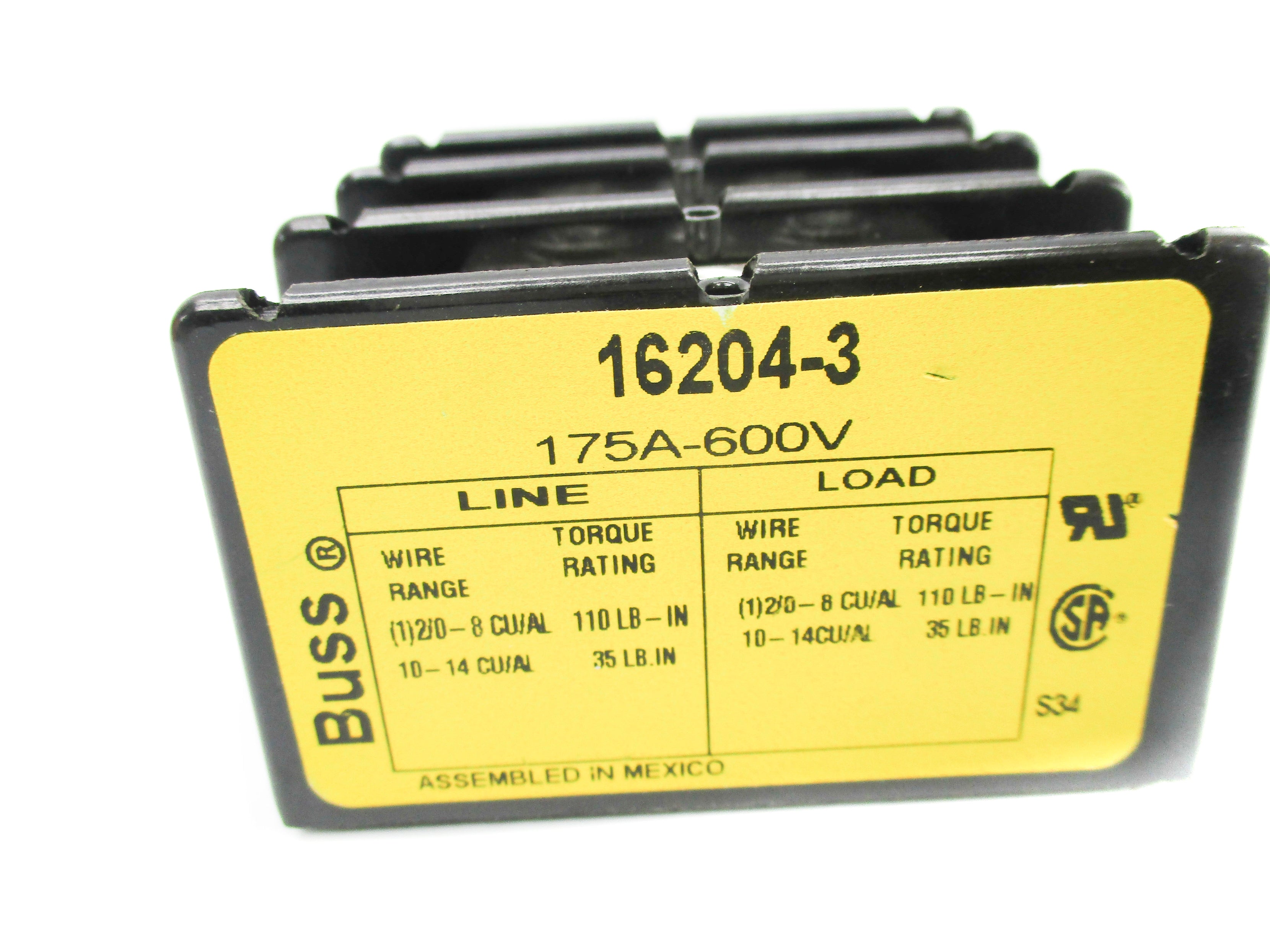 BUSSMANN 16204-3 600V 175A NSNP