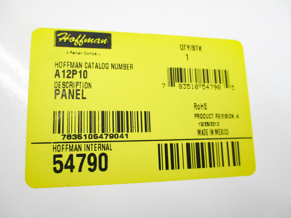 HOFFMAN A12P10 NSNP