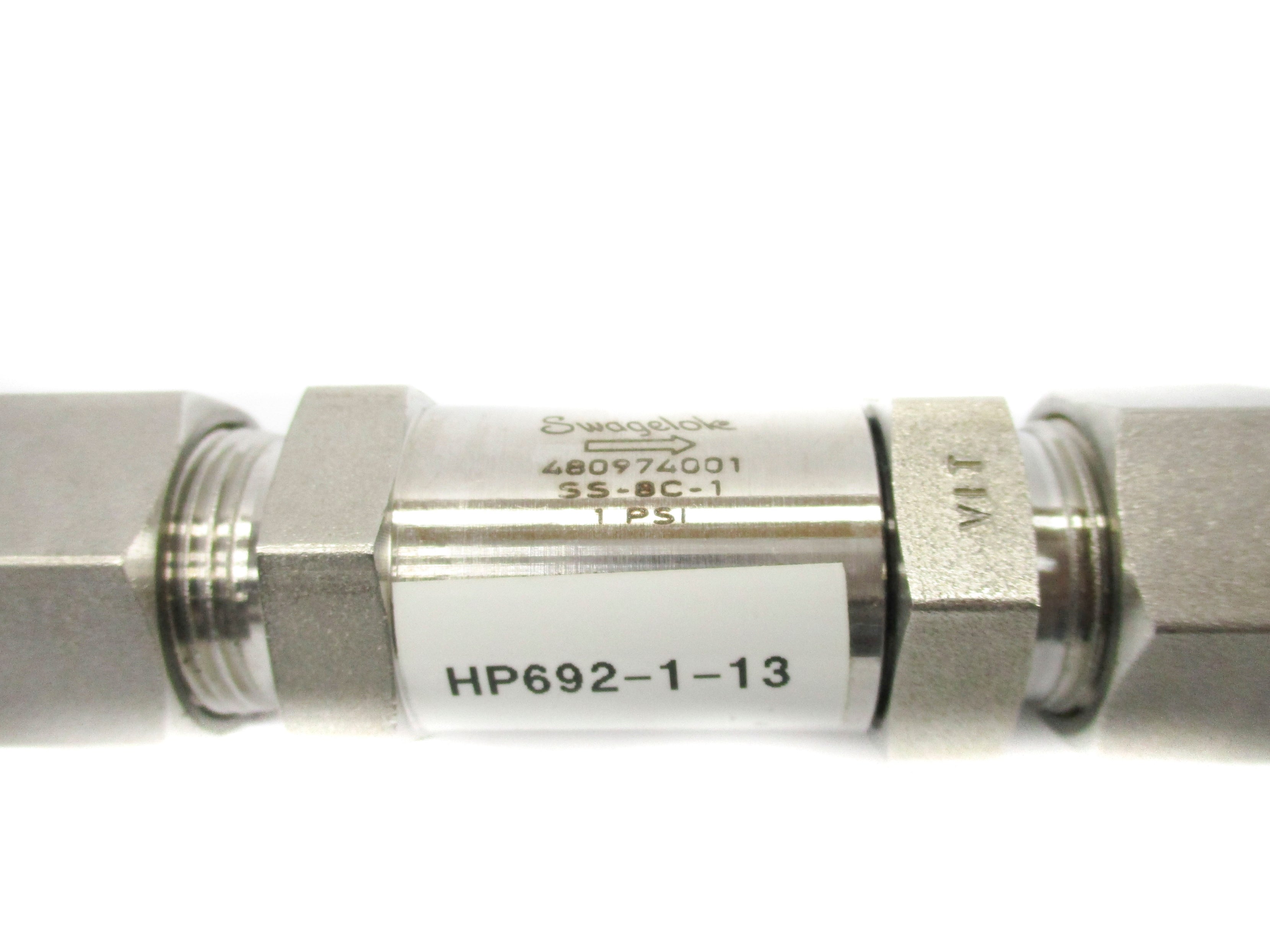 SWAGELOK SS-8C-1 1PSI NSNP