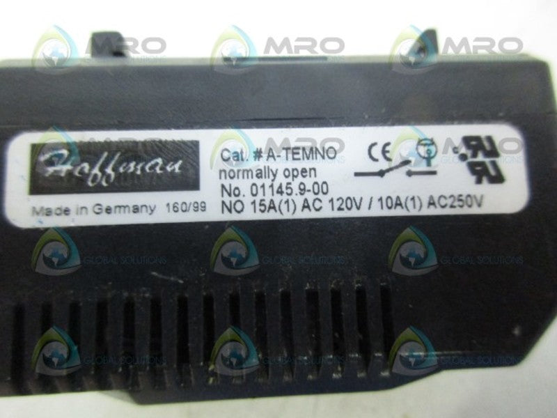 HOFFMAN 01145.9-00 TEMPERATURE CONTROL SWITCH UNMP