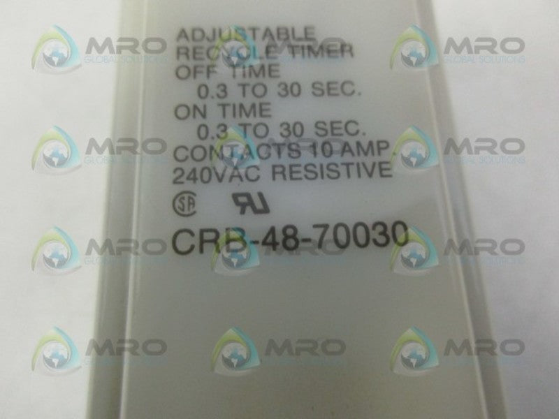 POTTER & BRUMFIELD CRB-48-70030 TIME DELAY RELAY NSNP