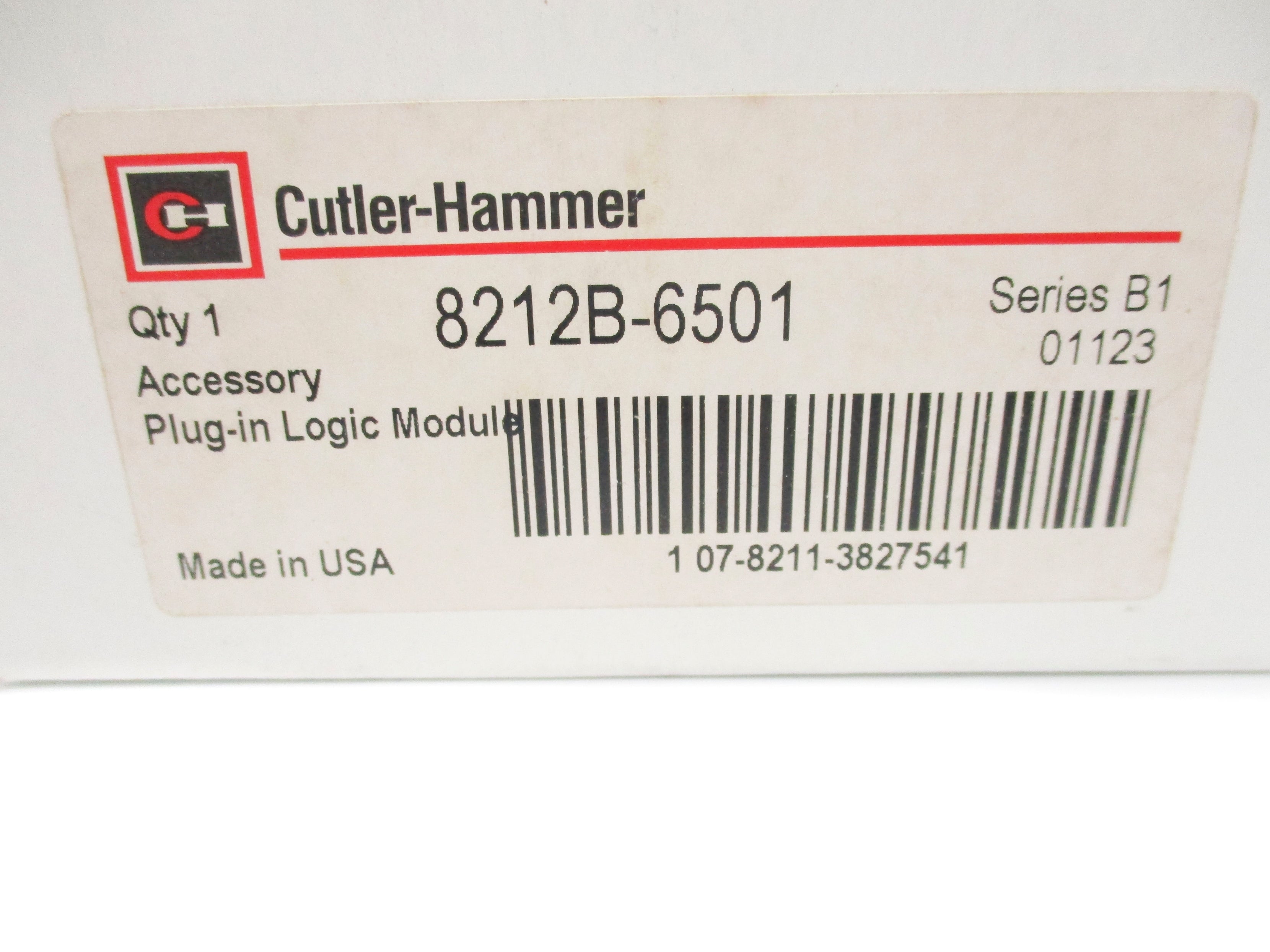 CUTLER HAMMER 8212B-6501 SER. B1 NSMP
