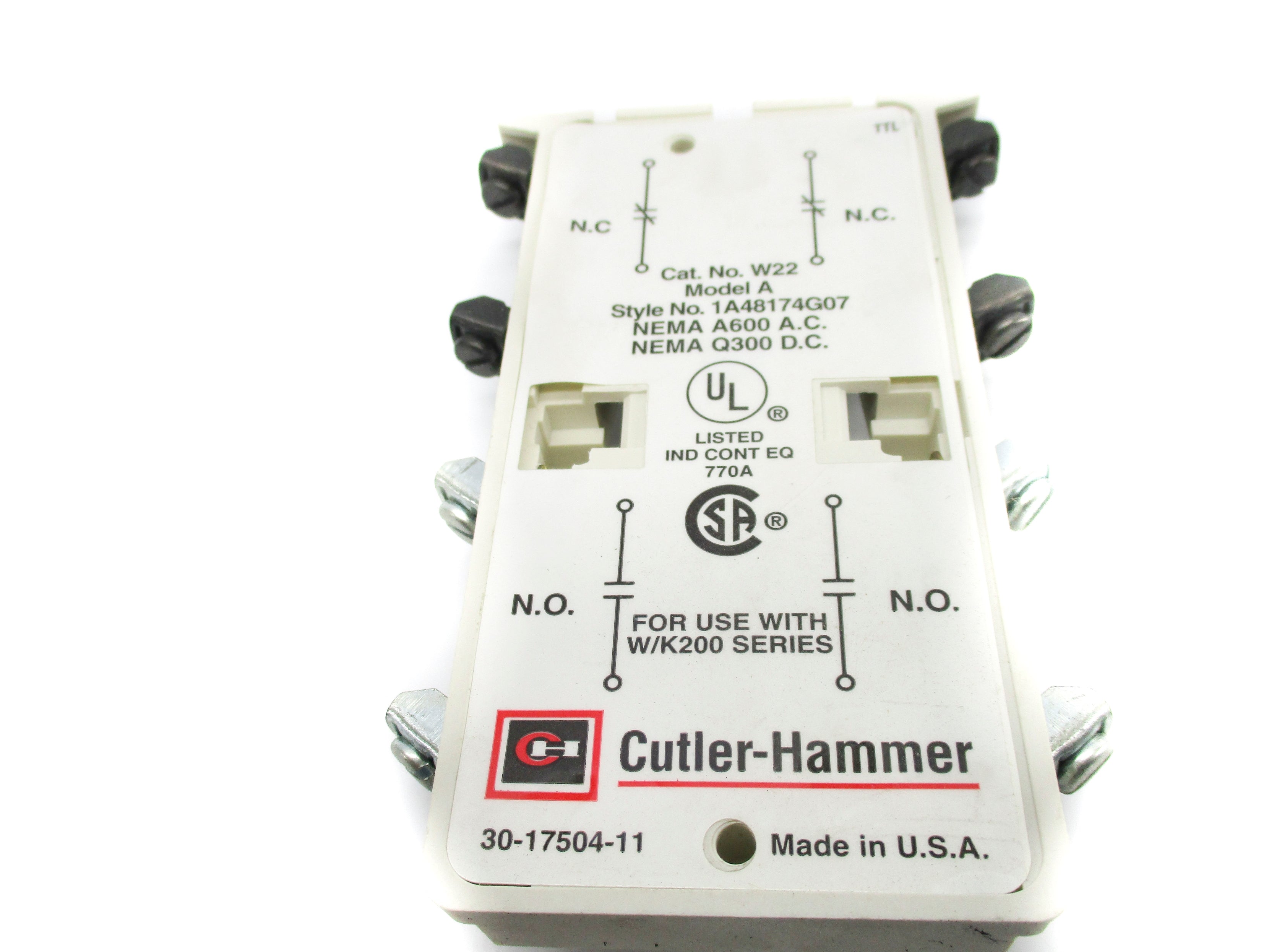 CUTLER HAMMER W22 1A48174G07 NSNP