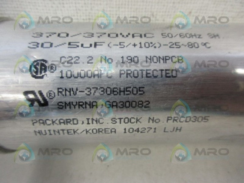 PACKARD RNV-37306H505 CAPACITOR UNMP
