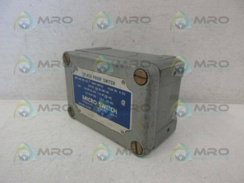 MICRO SWITCH OP-AR SNAP SWITCH (AS PICTURED) UNMP