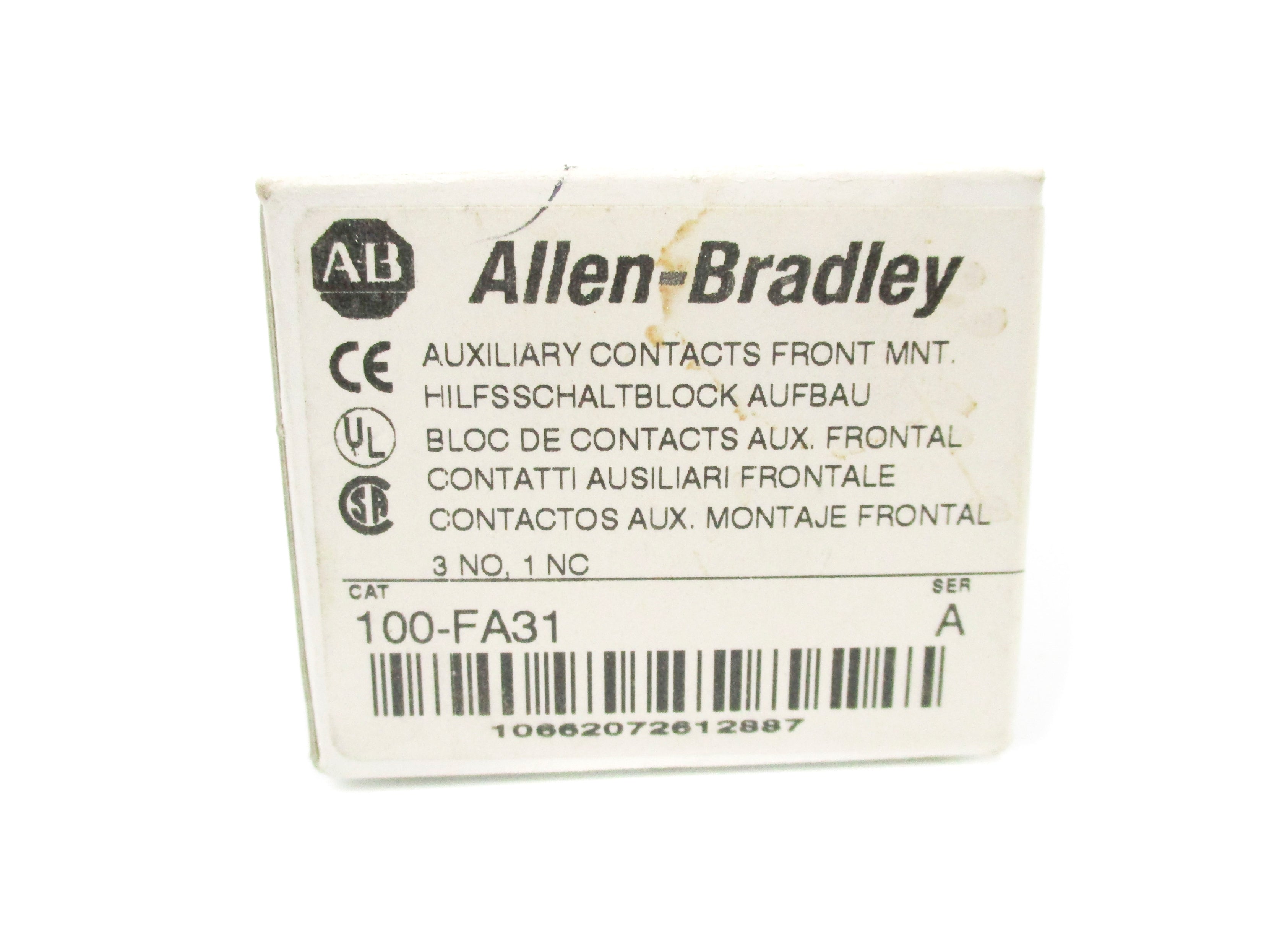 INDUSTRIAL SPARE PART 100-FA31 SER. A 600VAC 10A (WH) NSMP