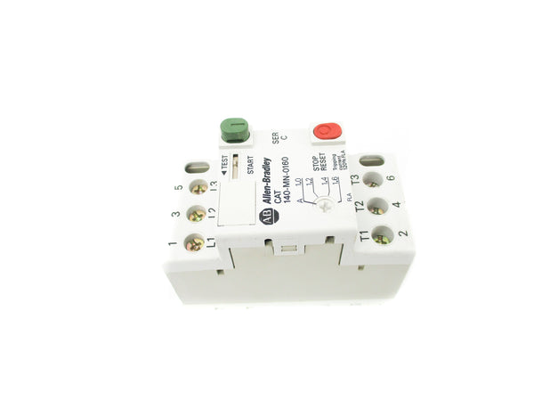 ALLEN BRADLEY 140-MN-0160 SER. C 600V 1.0-1.6A (BR/WH) NSMP