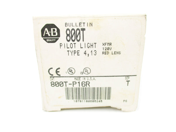 ALLEN BRADLEY 800T-P16R SER. T 120V (GY/BL) NSMP