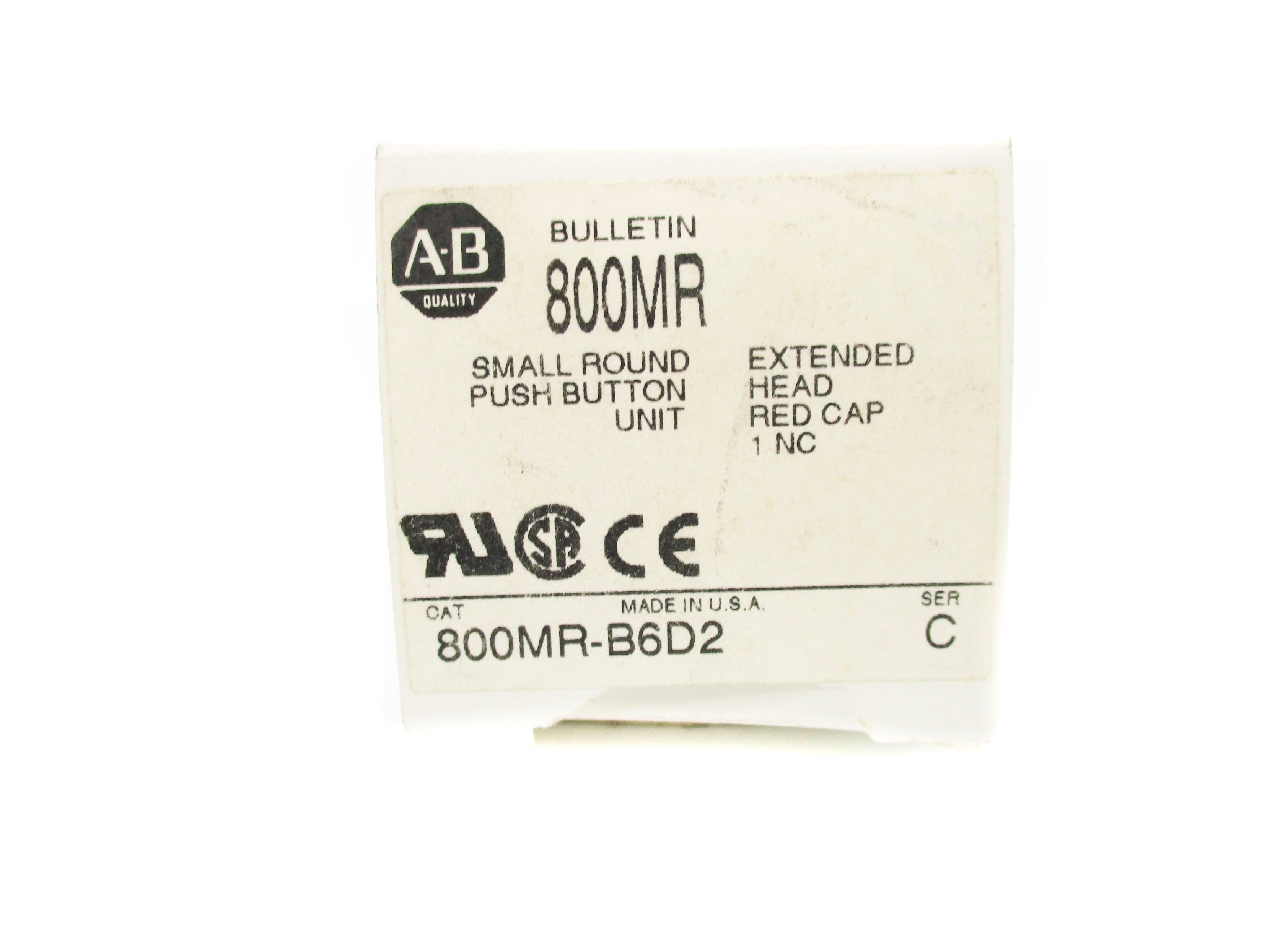 INDUSTRIAL SPARE PART 800MR-B6D2 SER. C (WH) NSMP