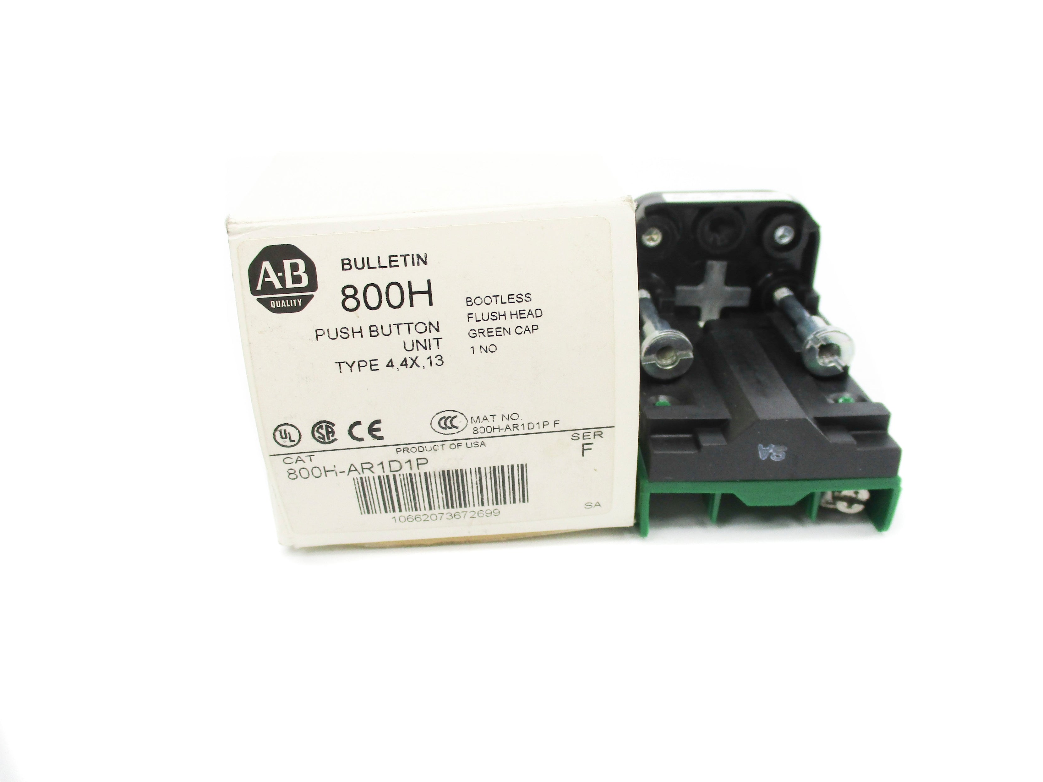 ALLEN BRADLEY 800H-AR1D1P SER. F (WH) NSMP