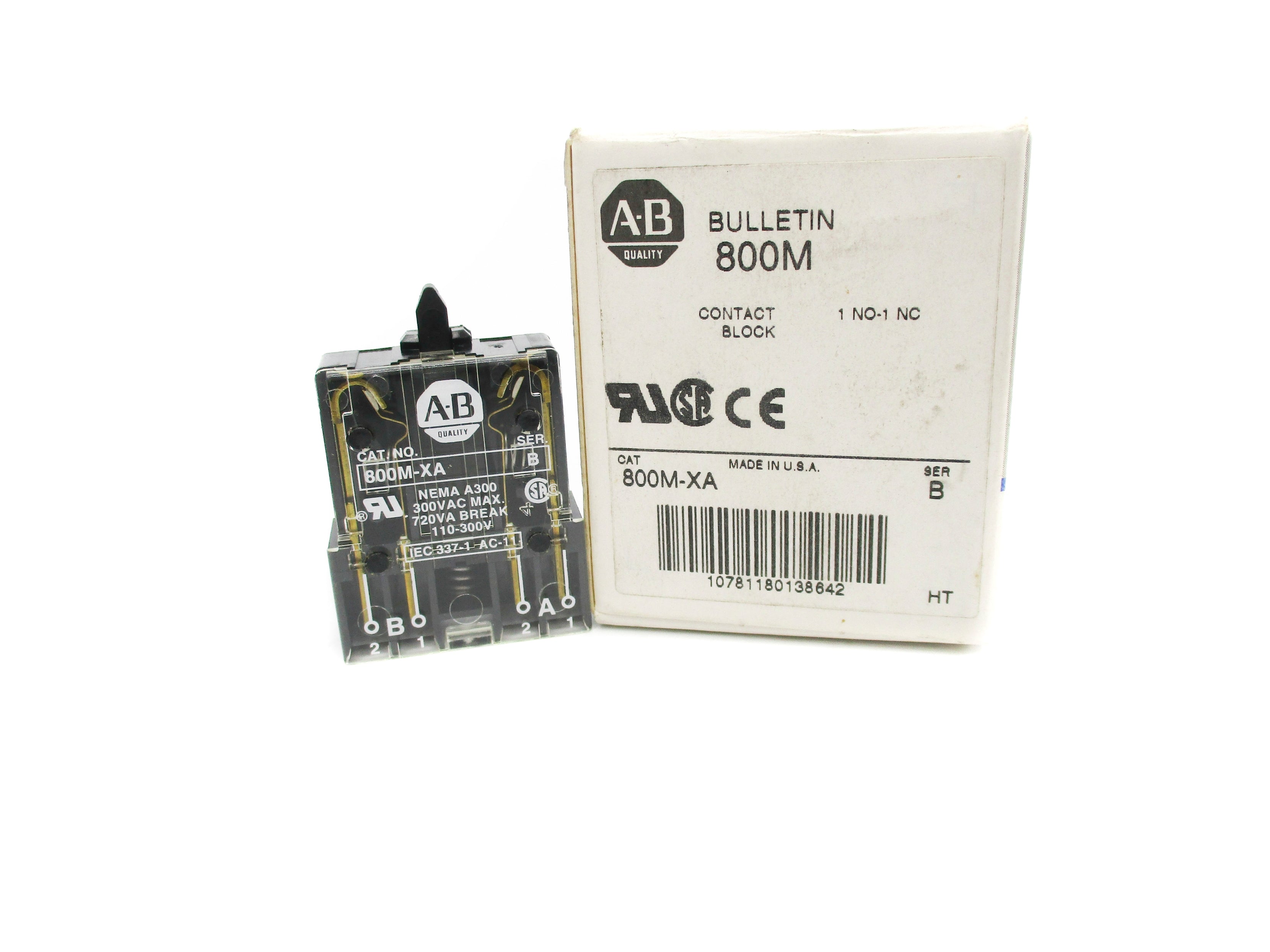 INDUSTRIAL SPARE PART 800M-XA SER. B 300VAC (GY/BL) NSMP