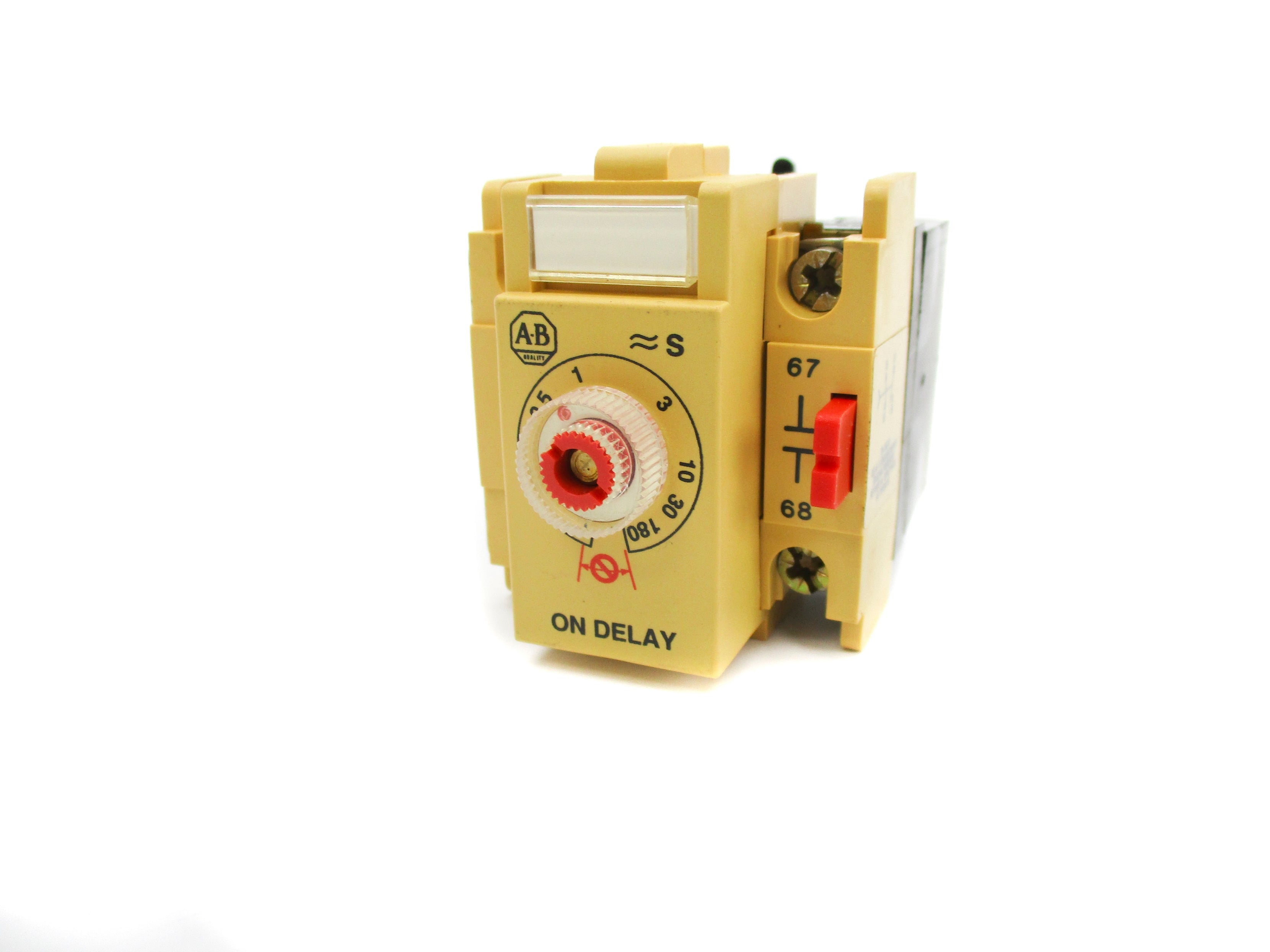 ALLEN BRADLEY 196-FTA SER. B 600VAC 1.2A 0.1-180S (BK/YL) NSMP