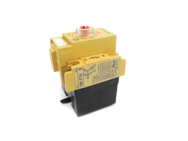 ALLEN BRADLEY 196-FTA SER. B 600VAC 1.2A 0.1-180S (BK/YL) NSMP