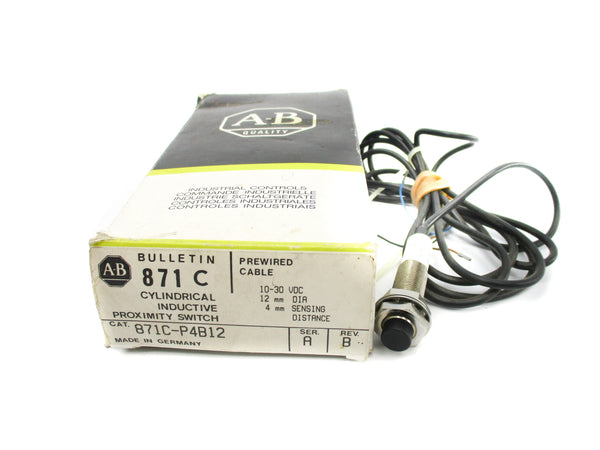 ALLEN BRADLEY 871C-P4B12 SER. A 10-30VDC (BK/YL) NSMP