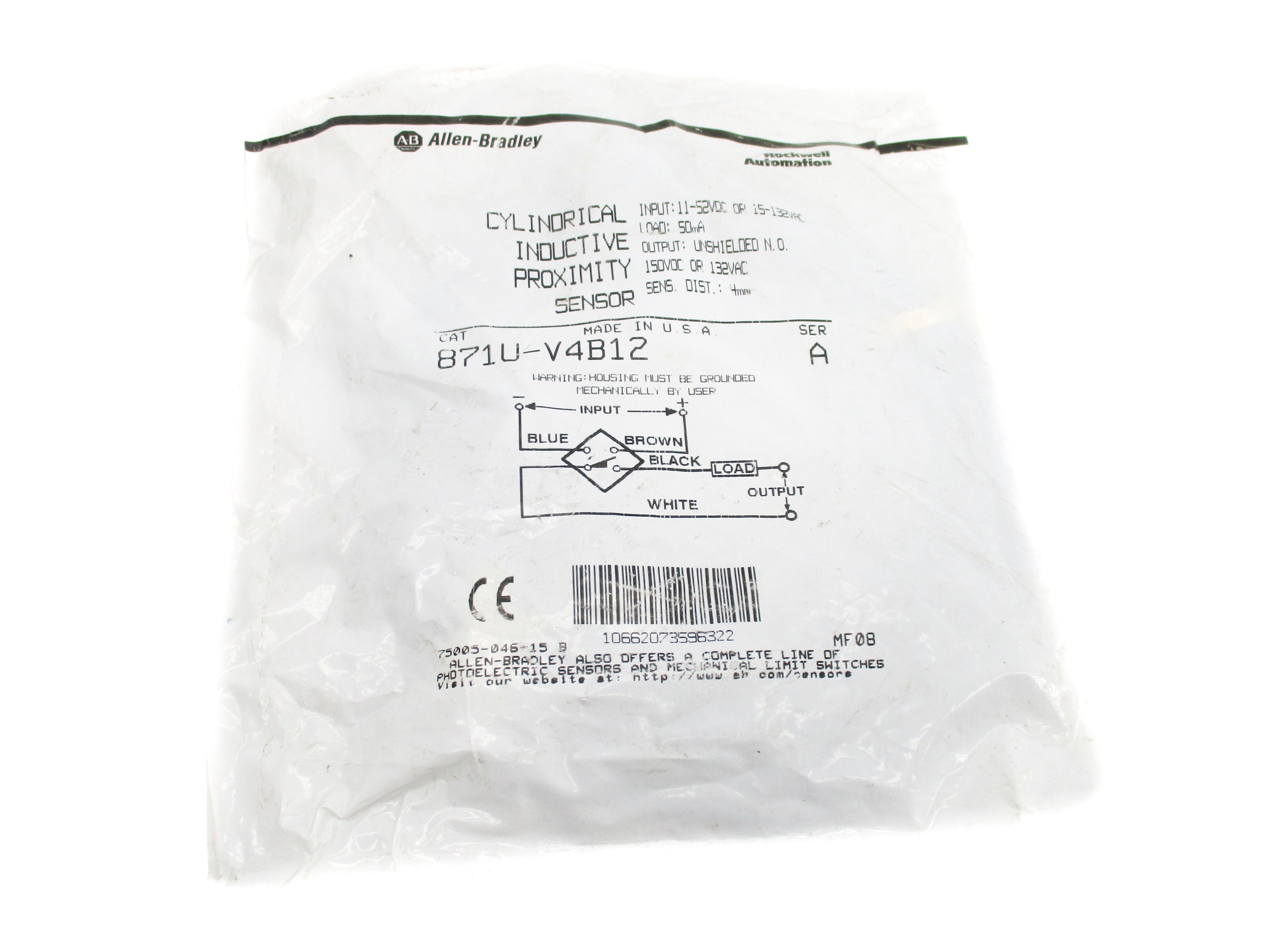 INDUSTRIAL SPARE PART 871U-V4B12 SER. A NSMP