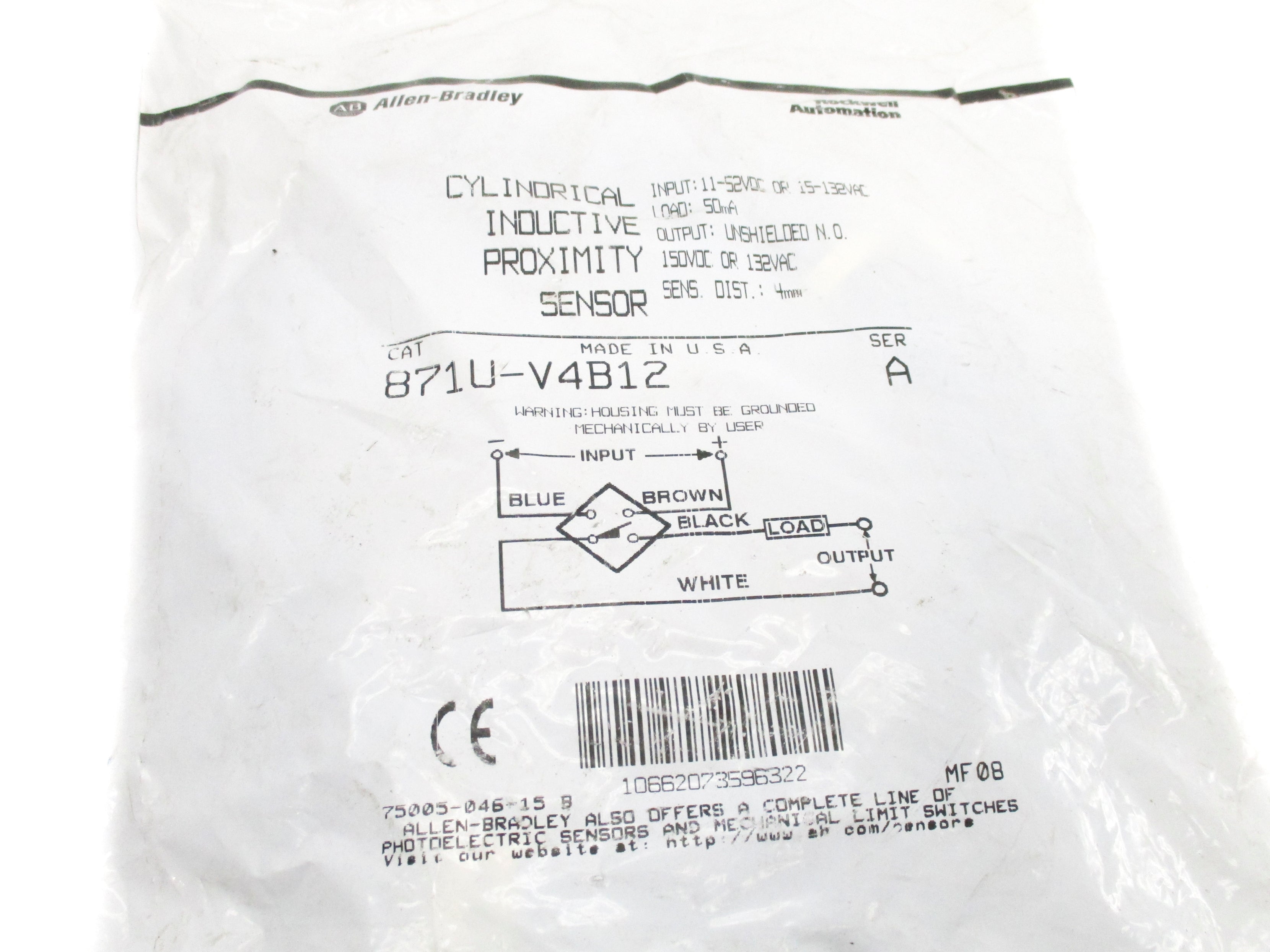 INDUSTRIAL SPARE PART 871U-V4B12 SER. A NSMP
