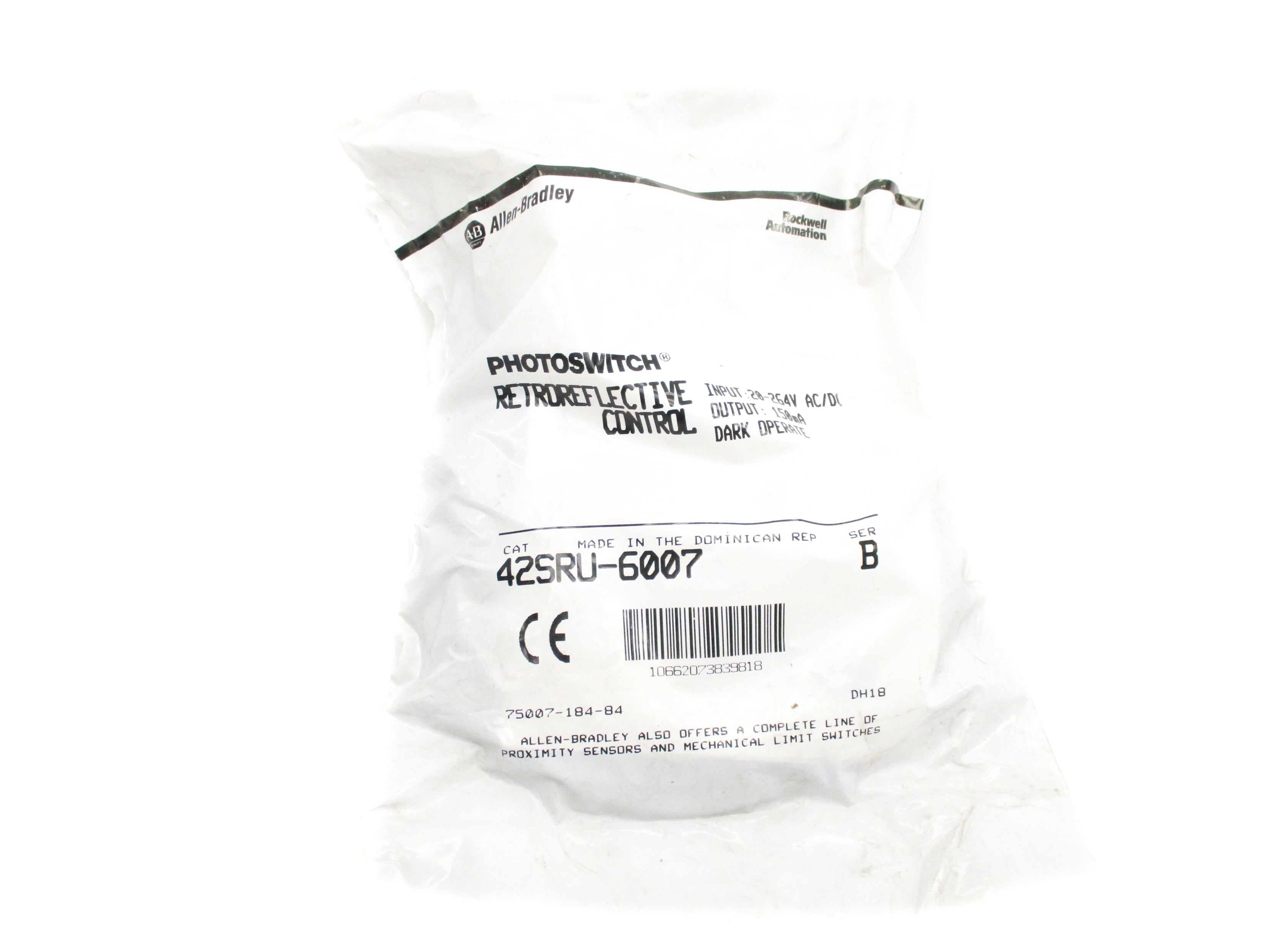 INDUSTRIAL SPARE PART 42SRU-6007 SER. B NSMP