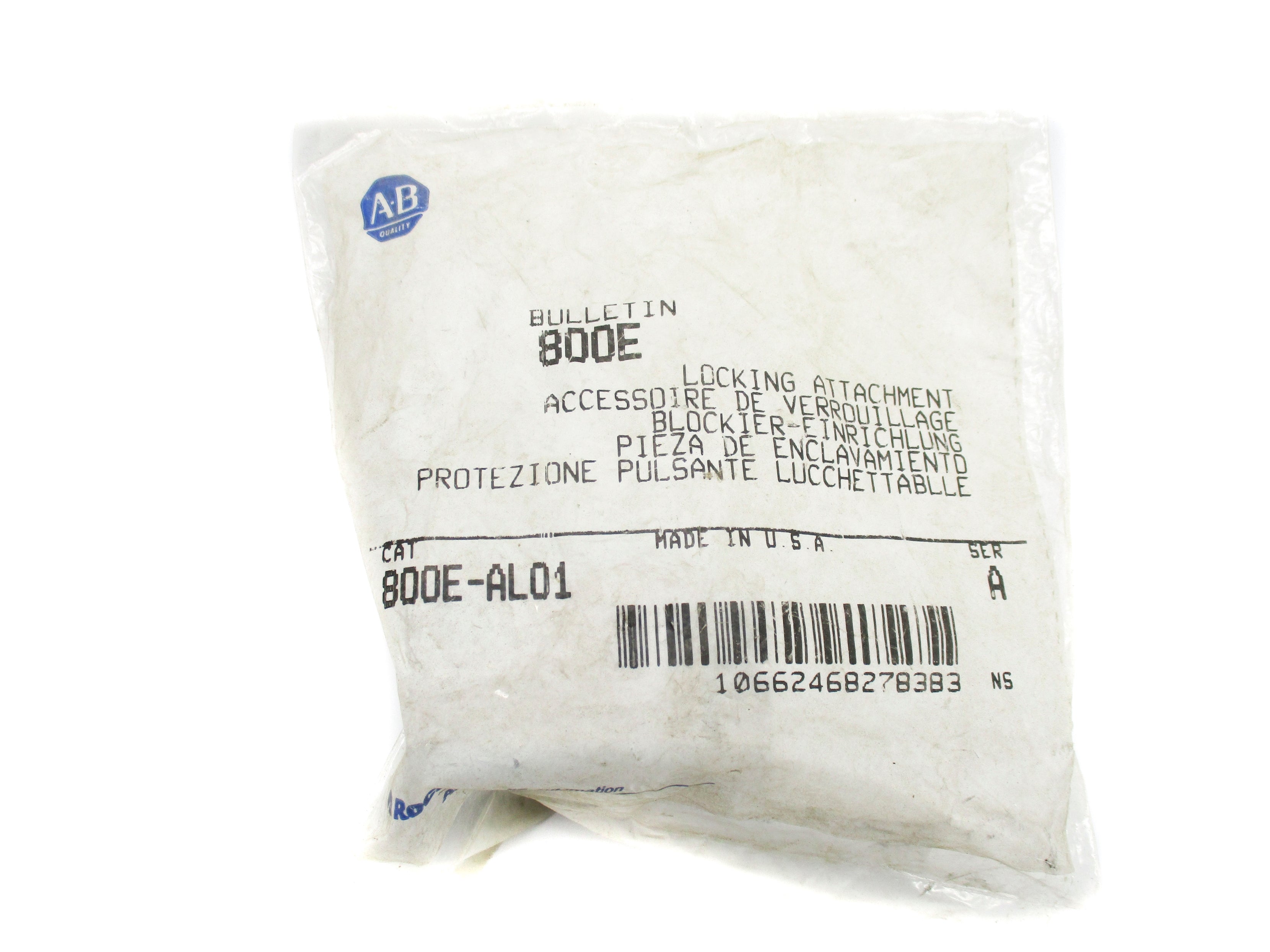 INDUSTRIAL SPARE PART 800E-AL01 SER. A NSMP