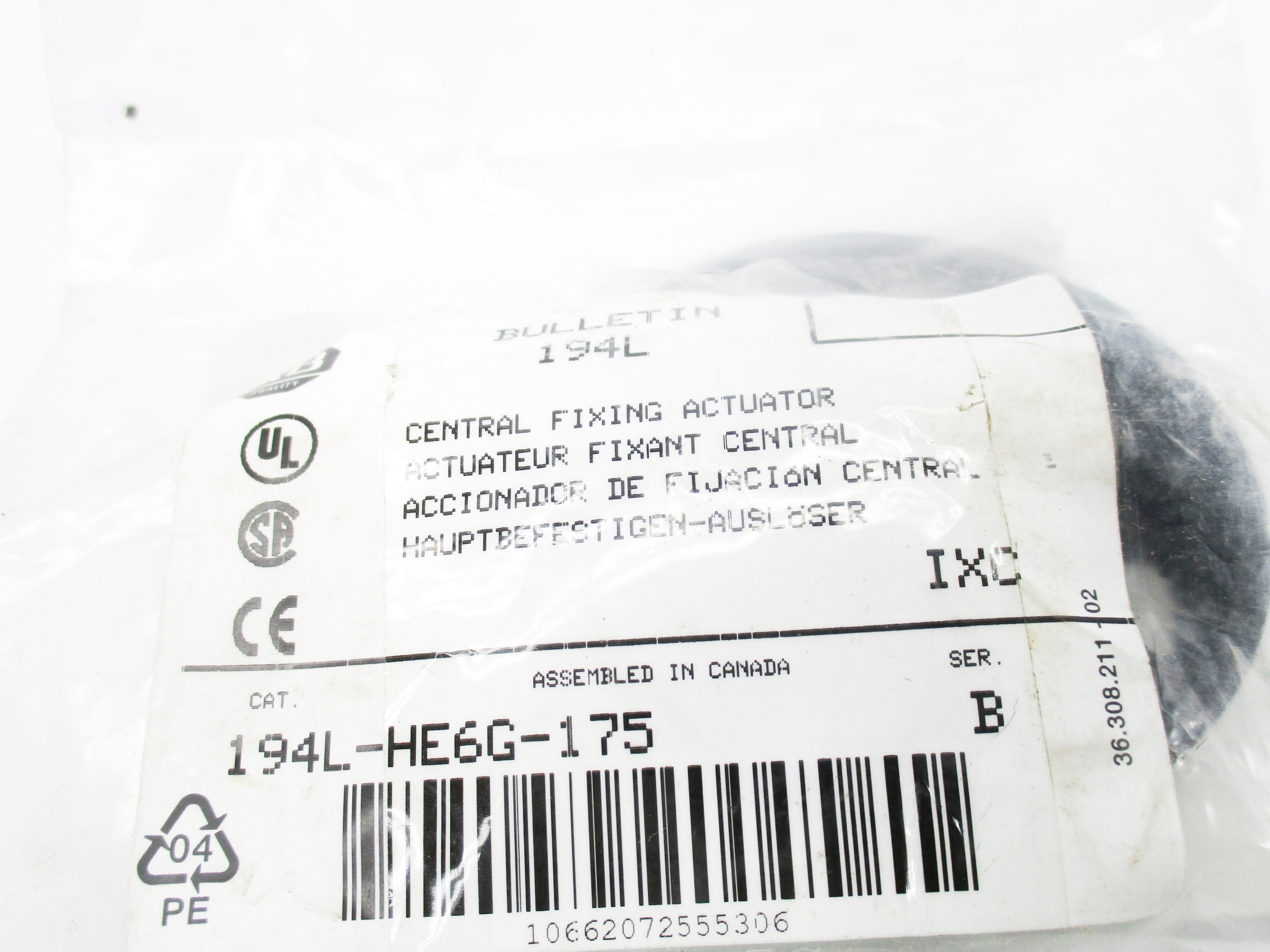 INDUSTRIAL SPARE PART 194L-HE6G-175 SER. B NSMP
