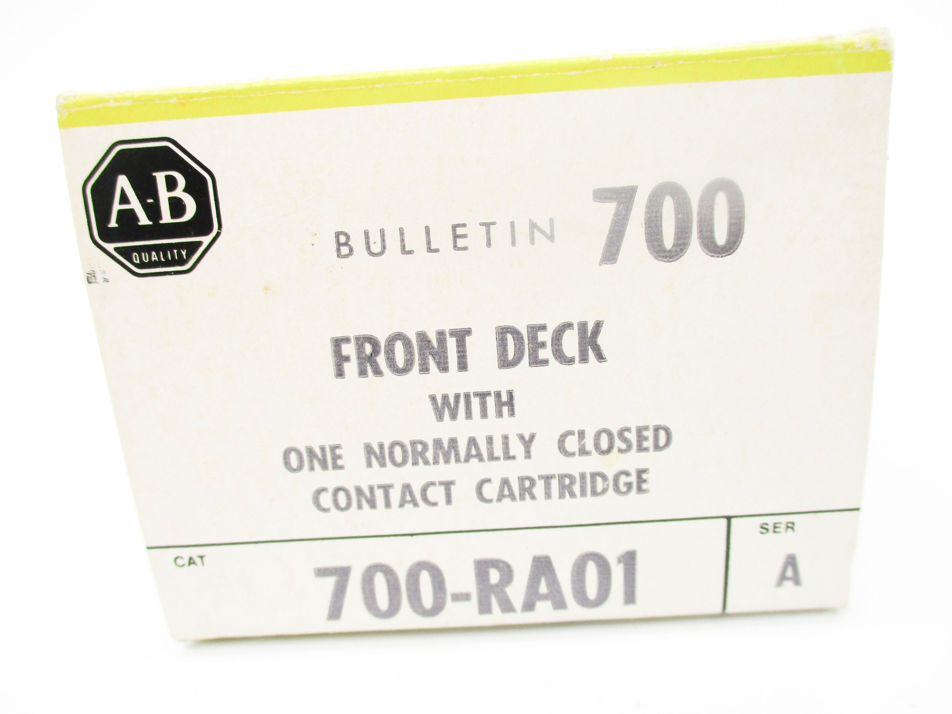 ALLEN BRADLEY 700-RA01 SER. A (BK/YL) NSMP