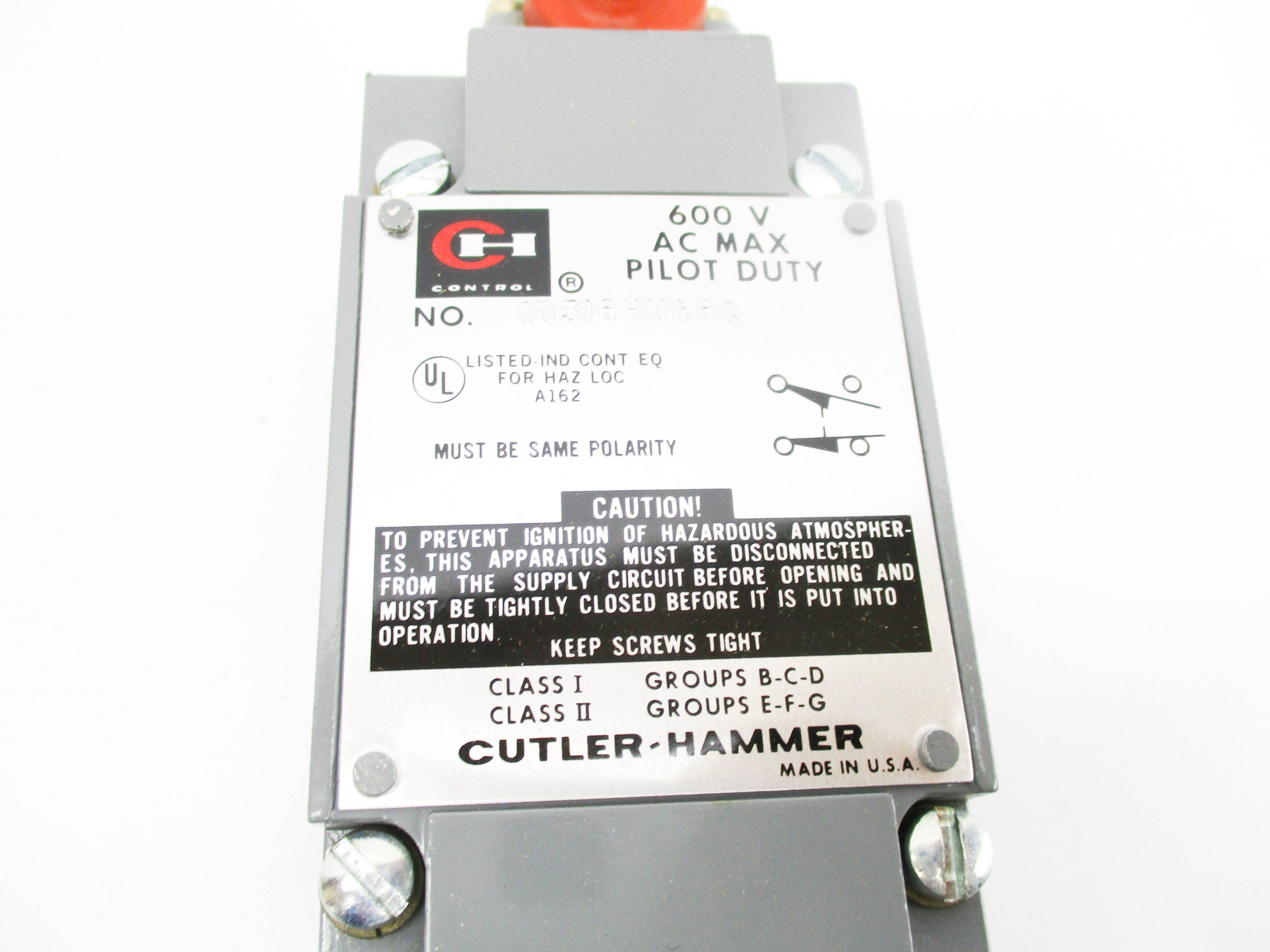 CUTLER HAMMER 10316H1146C NSNP