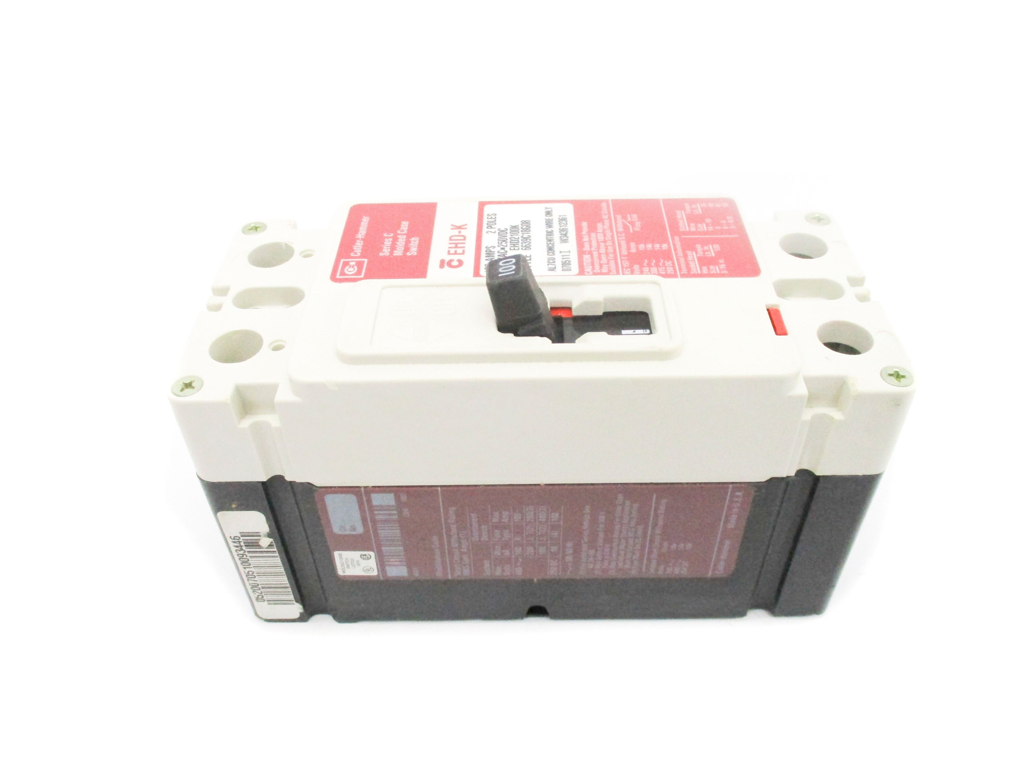 CUTLER HAMMER EHD2100K SER. C 100A 480VAC NSMP