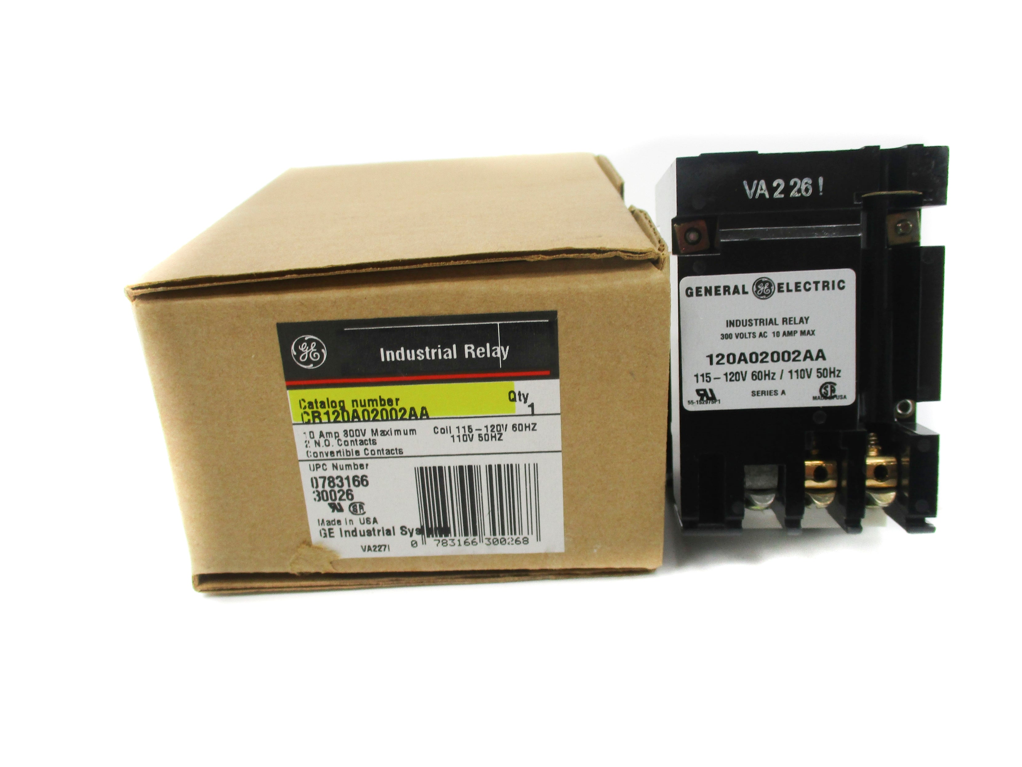 GENERAL ELECTRIC CR120A02002AA SER. A 110/115-120V 10A NSMP