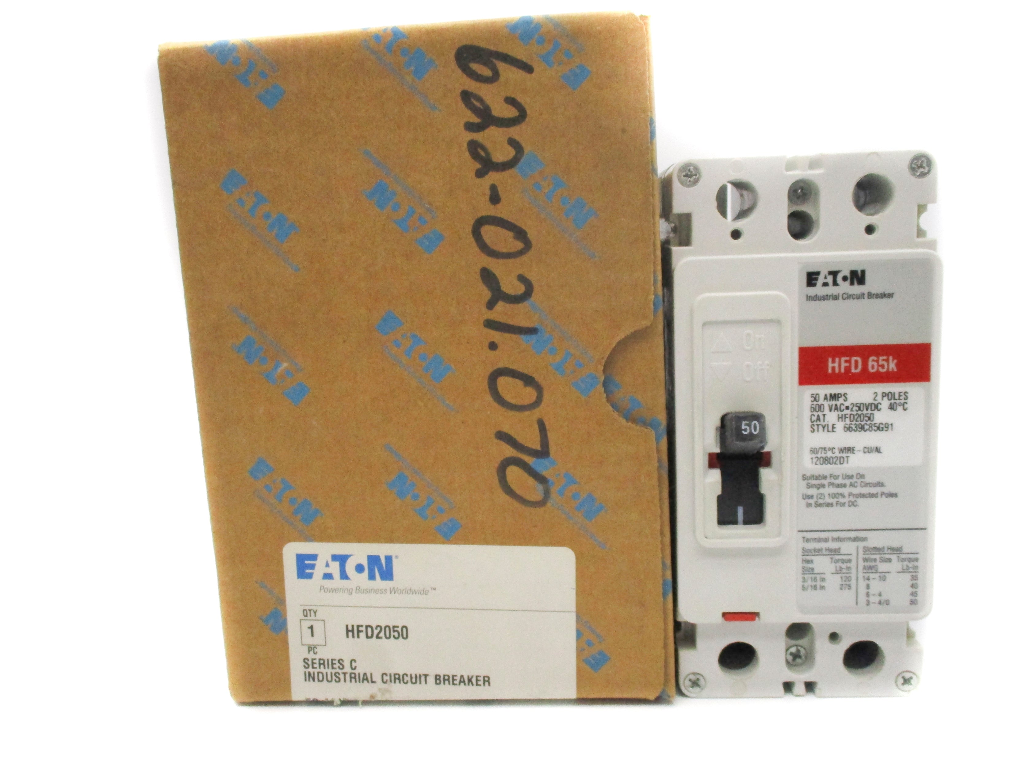 EATON HFD2050 SER. C 50A 250VDC NSMP