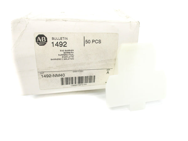 ALLEN BRADLEY 1492-NM40 SER. A (PKG OF 50) (WH) NSMP