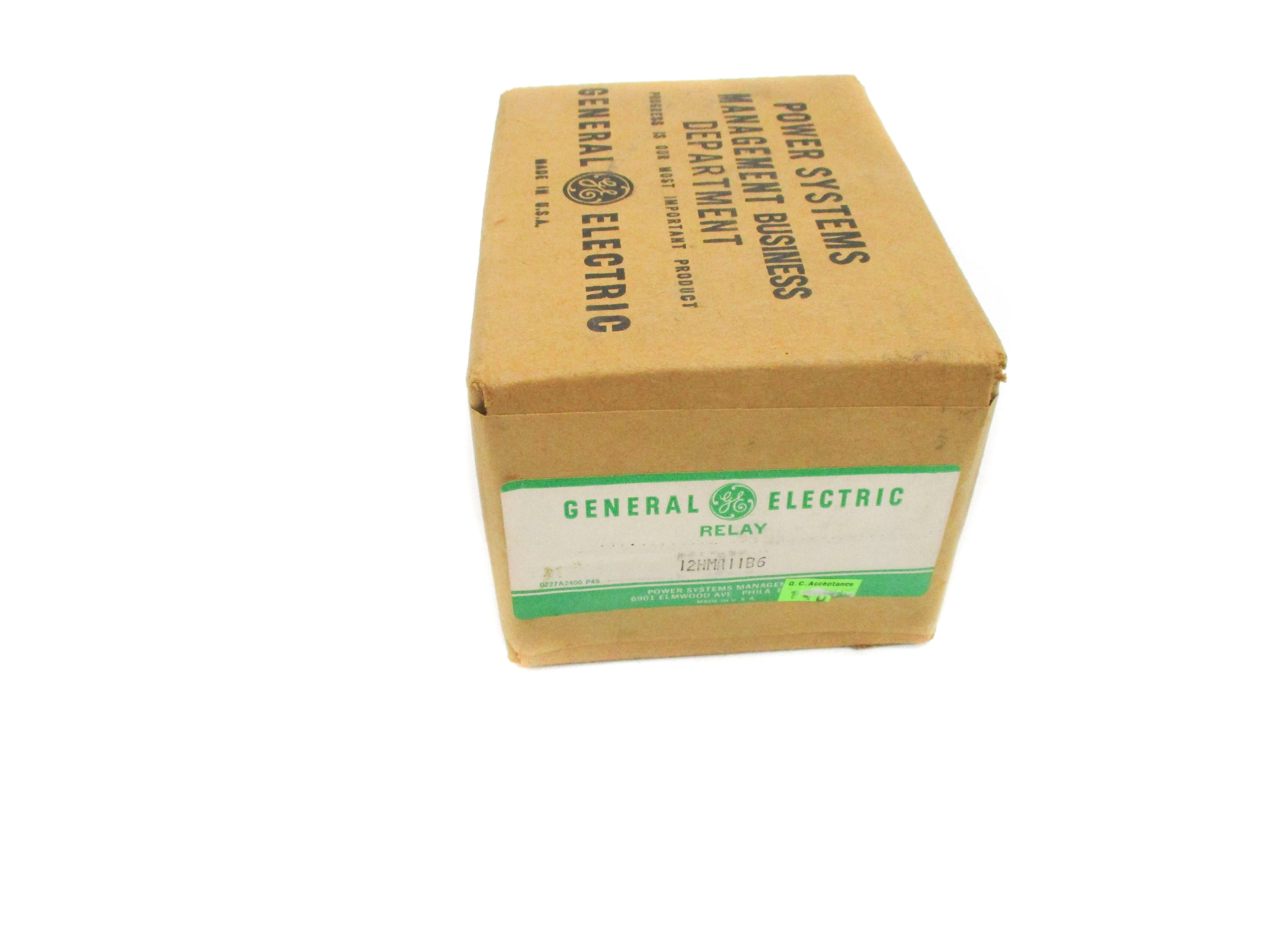 GENERAL ELECTRIC 12HMA11B6 NSFS