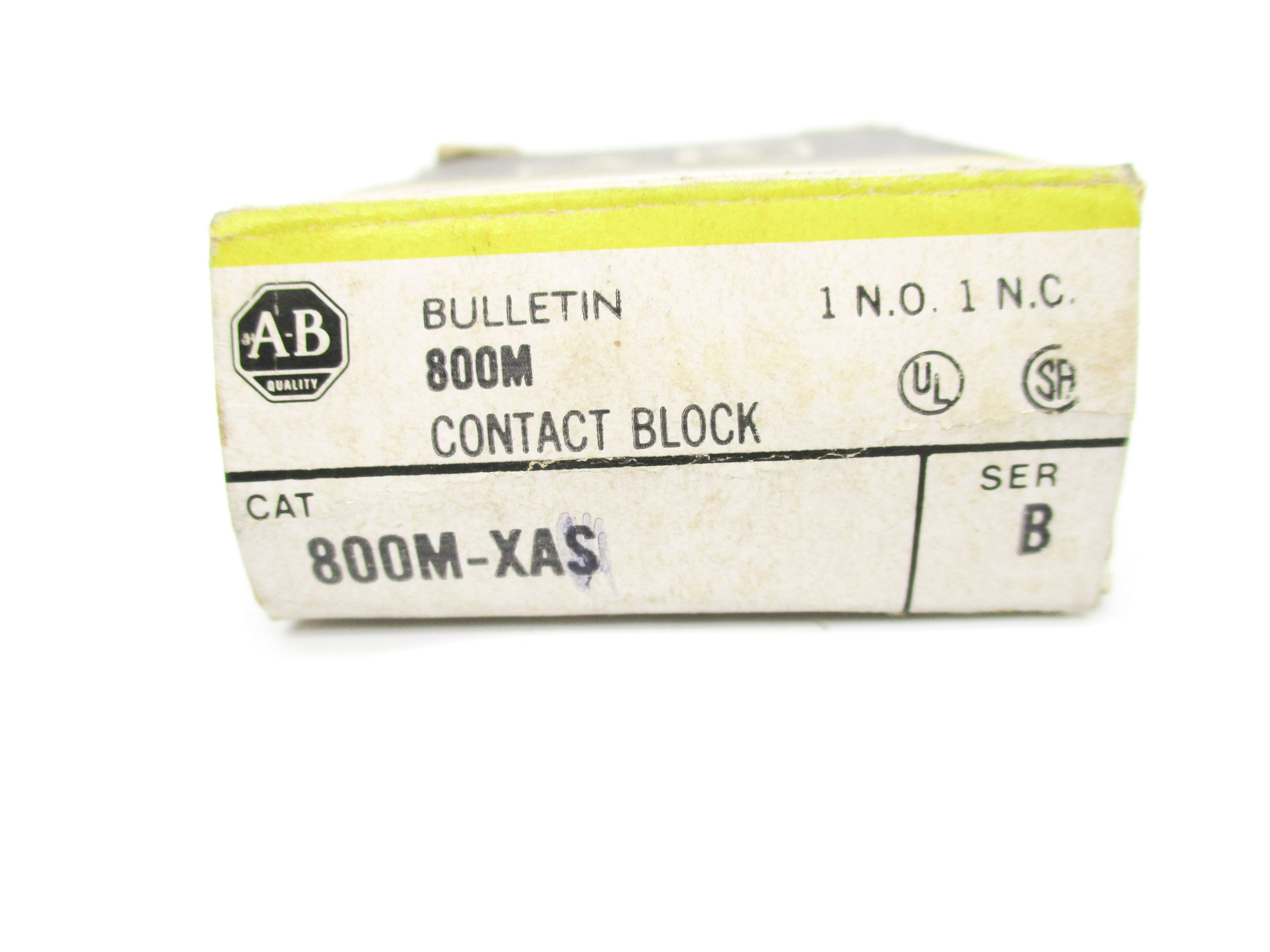 INDUSTRIAL SPARE PART 800M-XAS SER. B 300VAC (BK/YL) NSMP