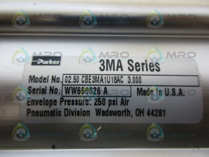 PARKER 02.50CBE3MA1U18AC3.000 NSNP
