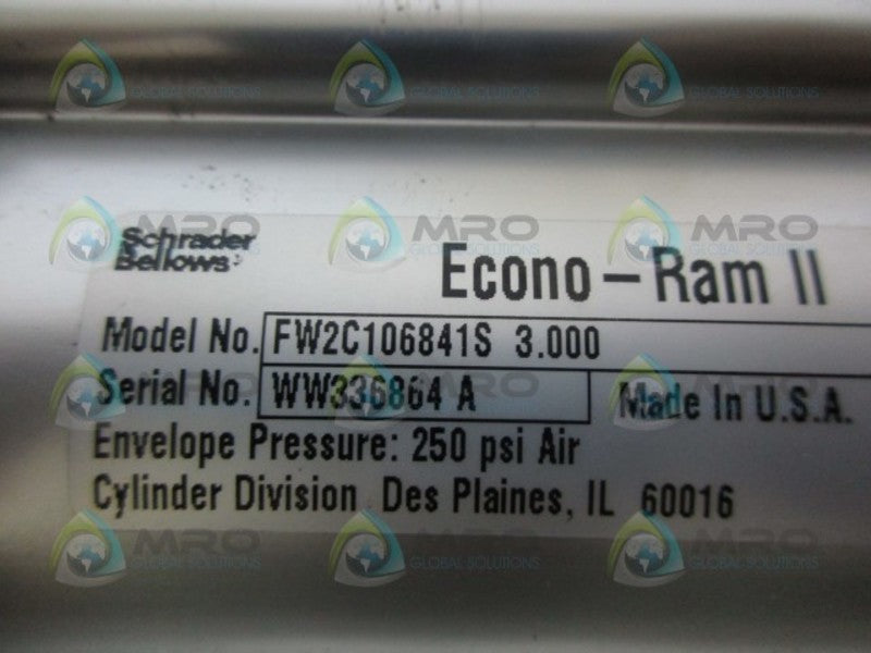 SCHRADER BELLOWS FW2C106841S3.000 ECONO-RAM II CYLINDER NSNP