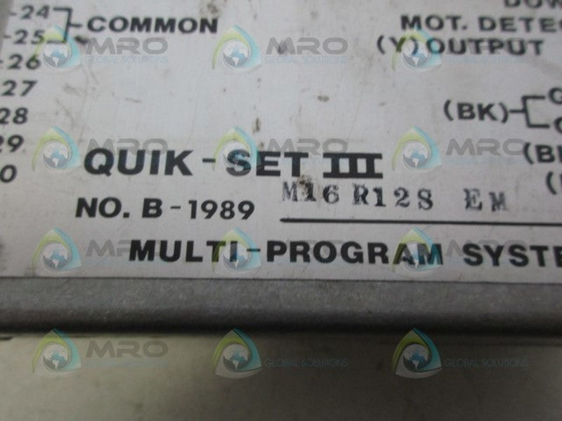 GEMCO 1989M16R12SEM PROGRAMMABLE LIMIT SWITCH UNMP