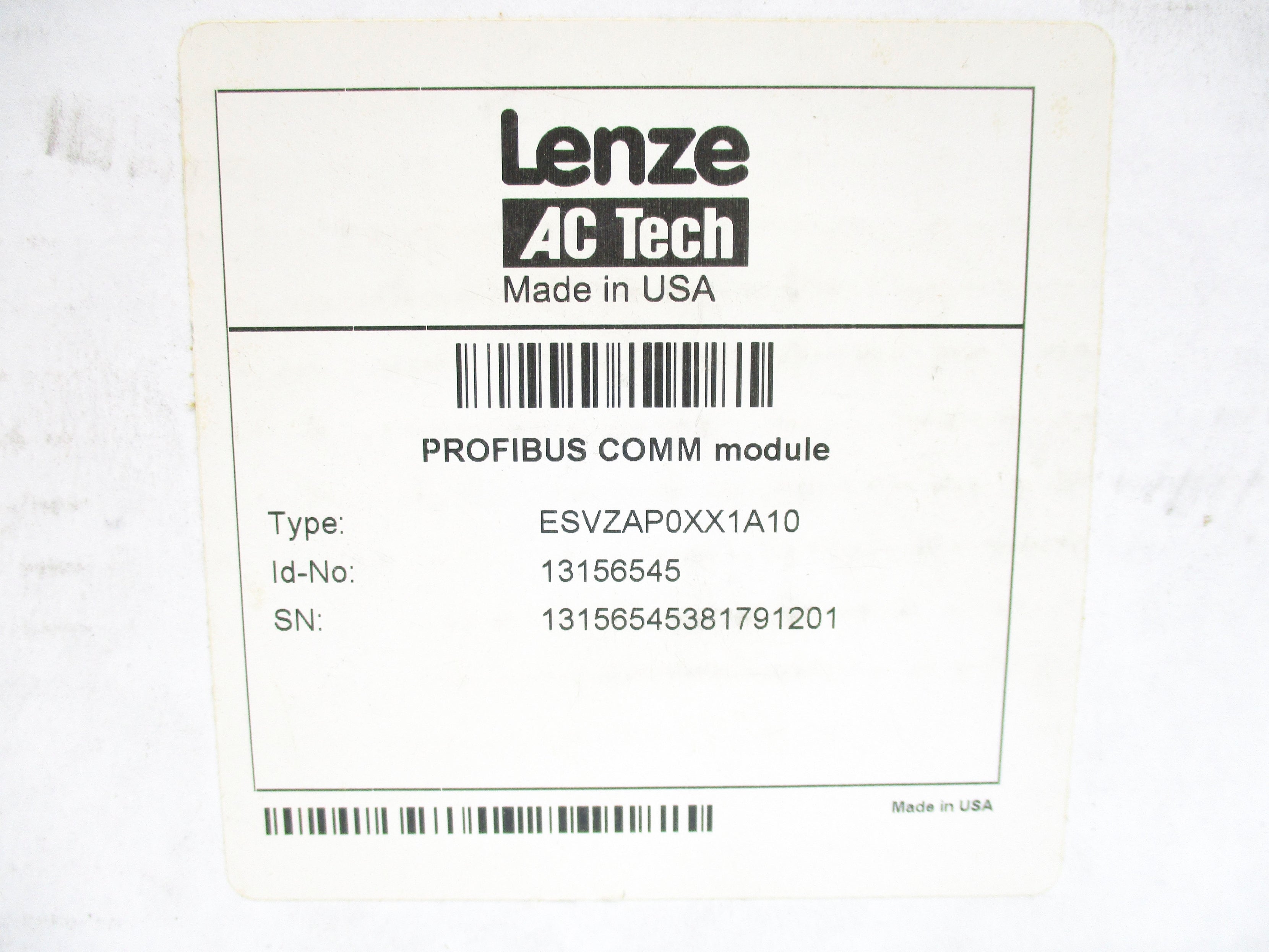 LENZE ESVZAP0XX1A10 NSMP