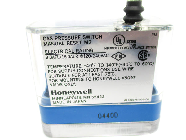 HONEYWELL C6097B1036 120-240VAC 5.0A 3-21INWC NSMP