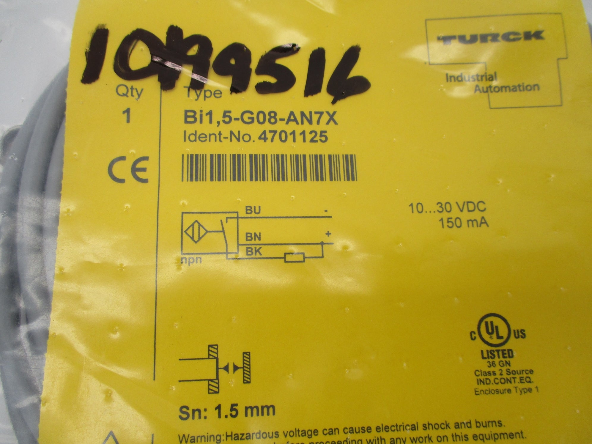 TURCK BI15-G08-AN7X NSMP