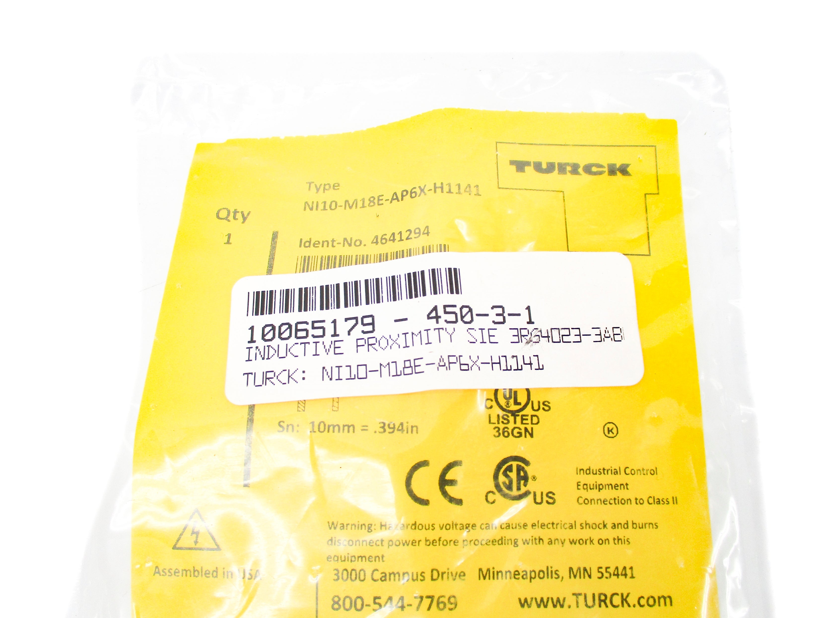 TURCK NI10-M18E-AP6X-H1141 4641294 NSMP