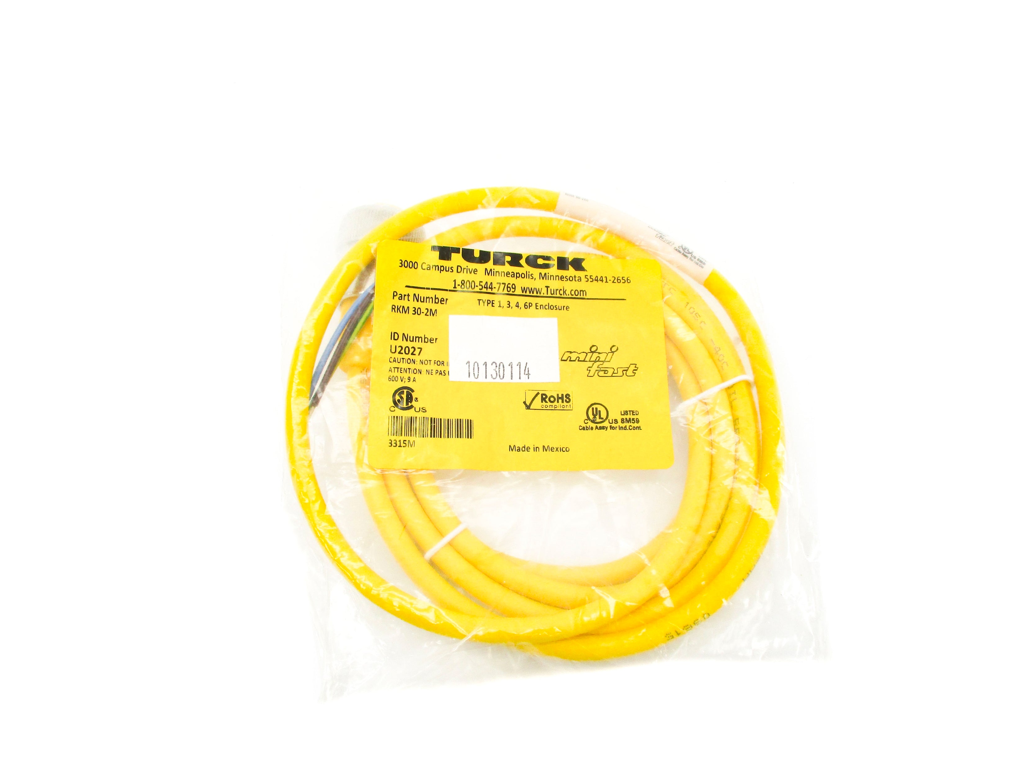 TURCK RKM30-2M U2027 600V 9A NSMP