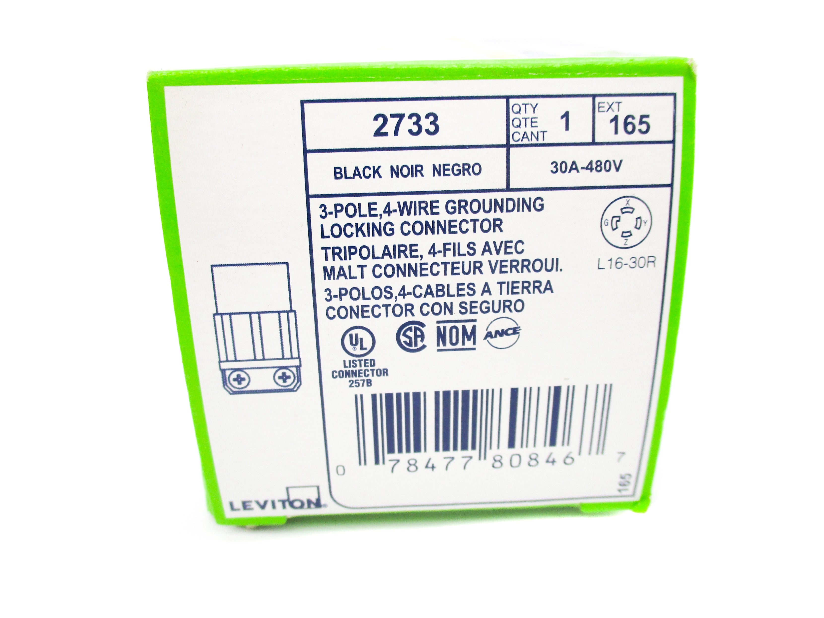 LEVITON 2733 480V 30A NSMP