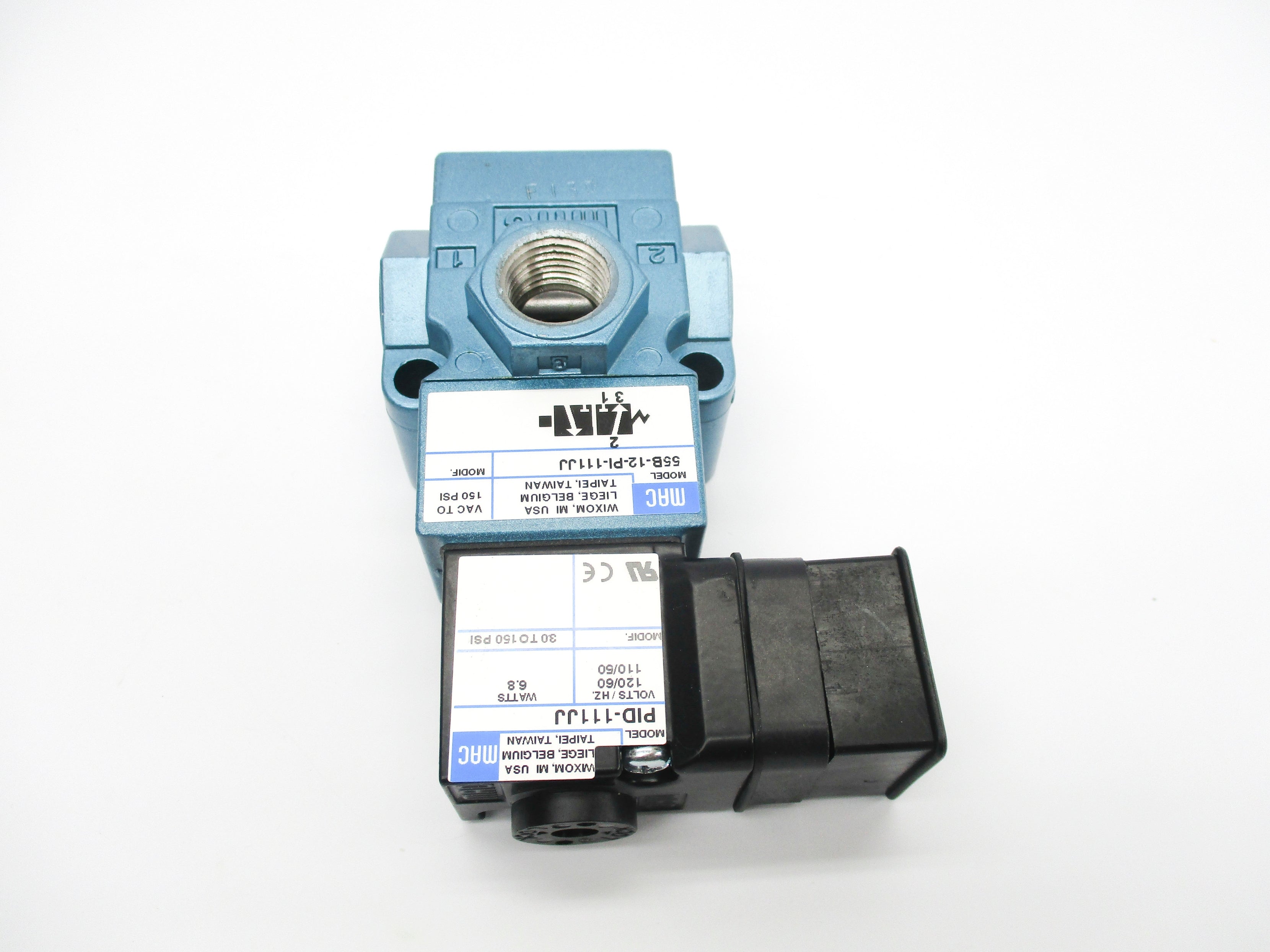 MAC 55B-12-PI-111JJ 120/110V 30-150PSI NSMP